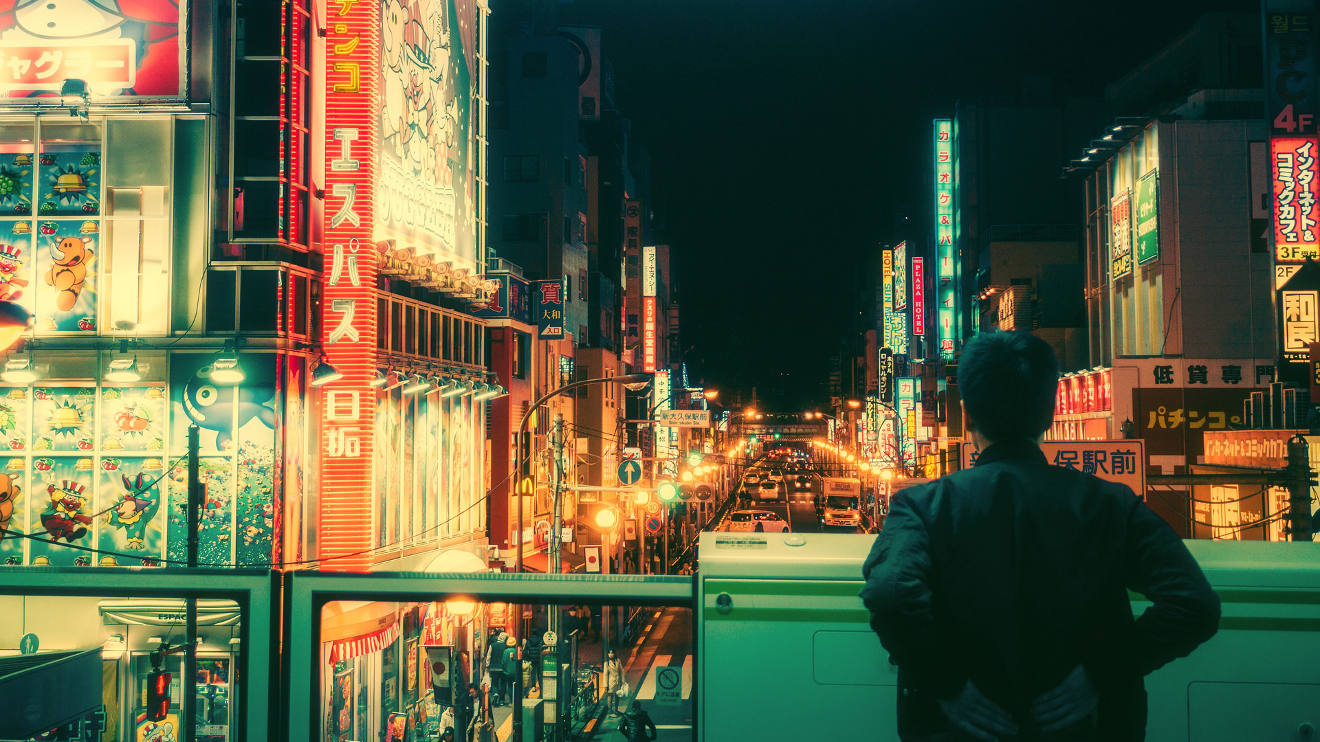 #Japanese, #Tokyo, #bicycle, #neon, wallpaper. Mocah.org HD Desktop Wallpaper