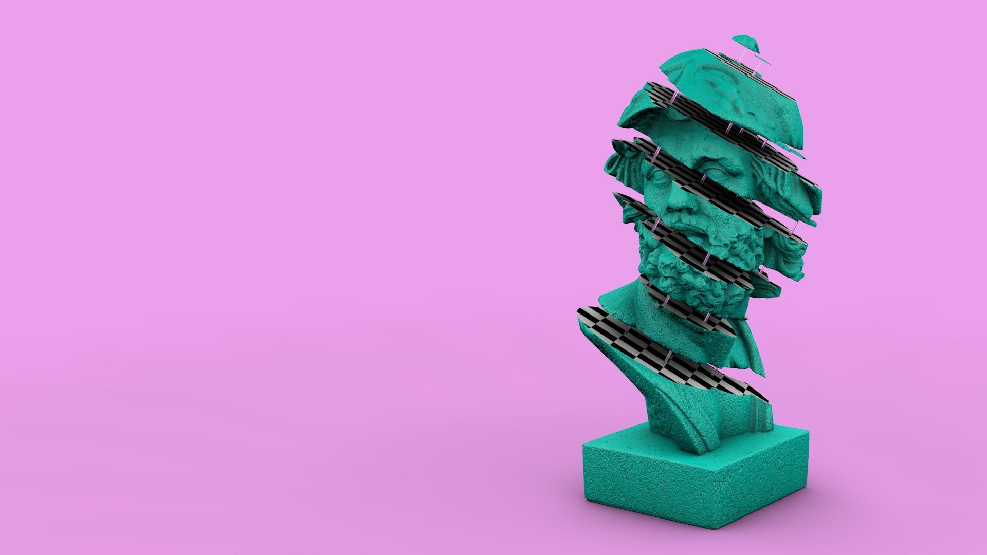 Vaporwave Bust Wallpaper (1920x1080), VaporwaveAesthetics. Vaporwave wallpaper, Vaporwave, Wallpaper dekstop