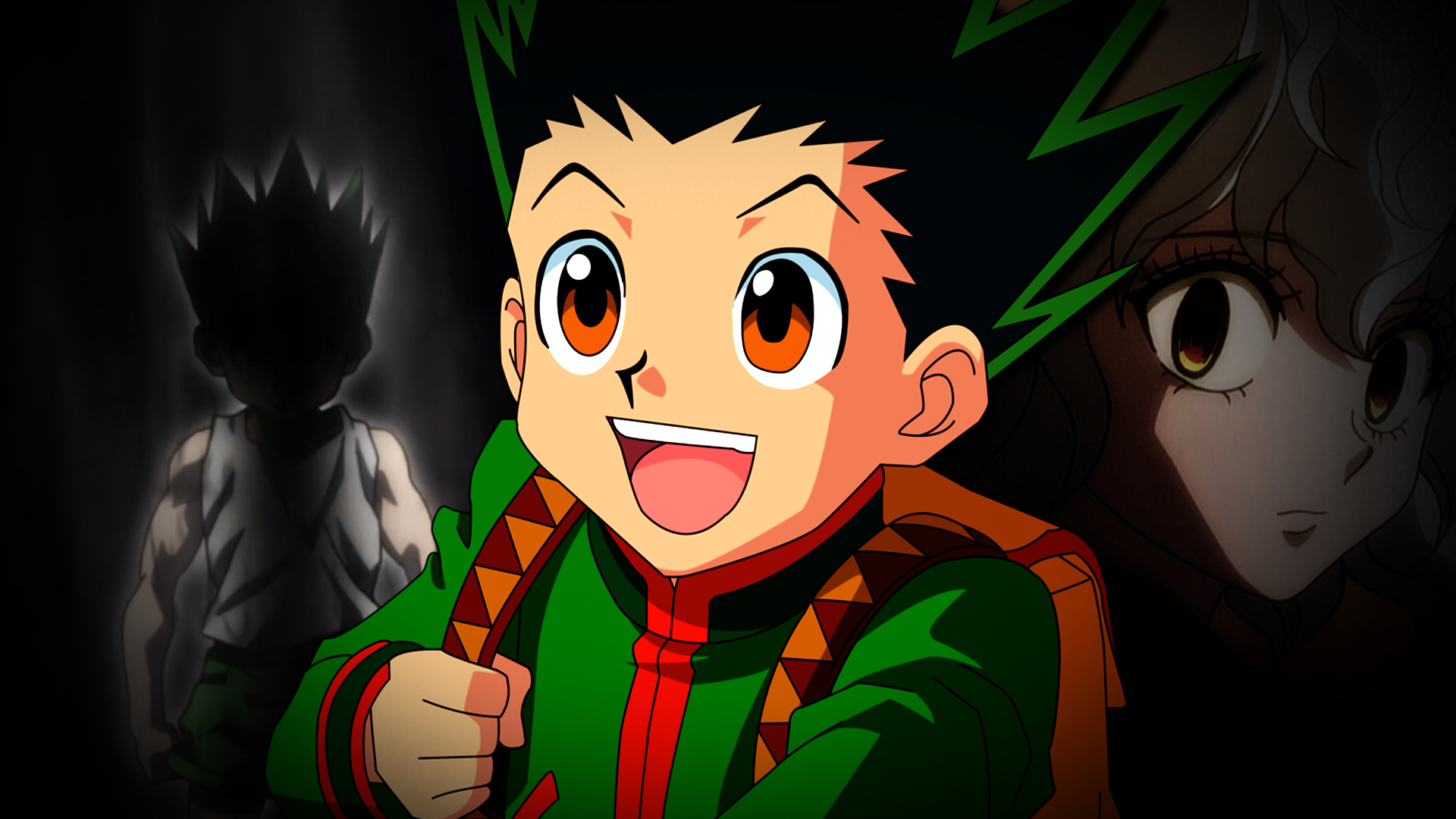 Gon Freecss Wallpaper 4K, Minimalist, Hunter x Hunter