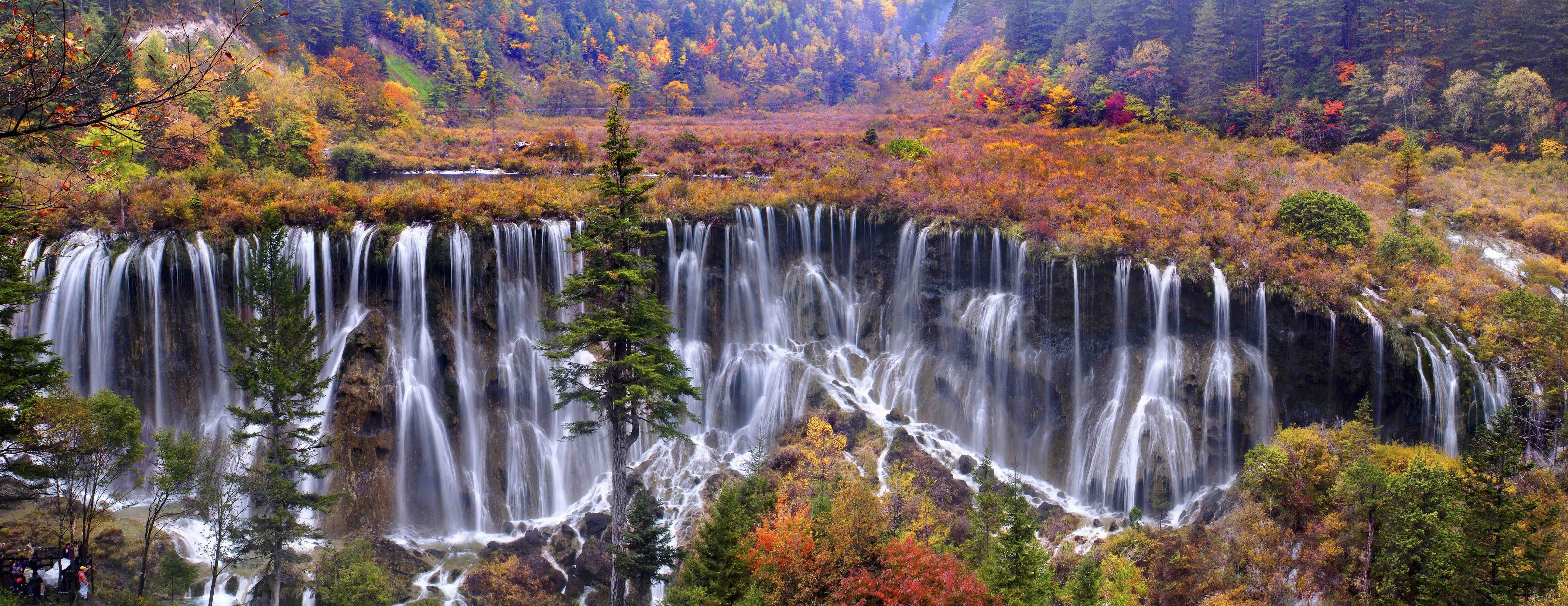 Jiuzhaigou National Park, China. Mountain lakes, National parks