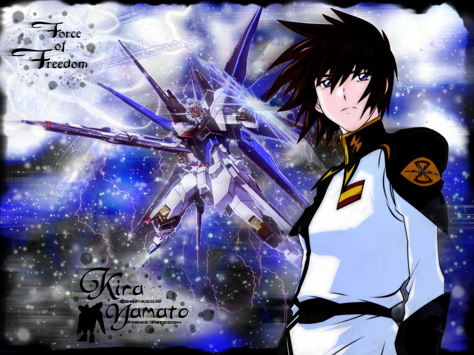 Mobile Suit Gundam SEED Destiny Wallpaper: '=Force of Freedom='