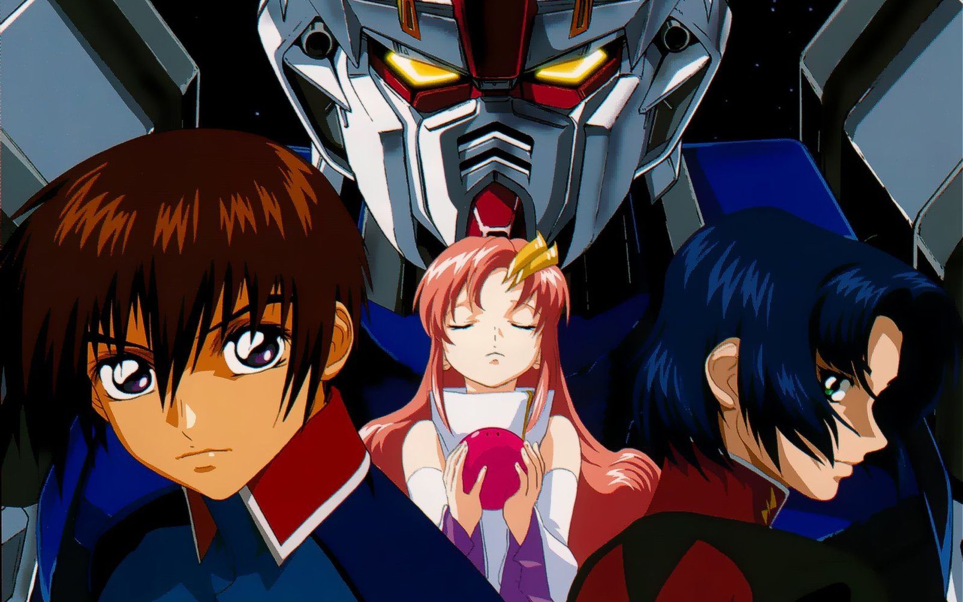 Athrun Zala, Kira Yamato, Lacus Clyne, Mobile Suit Gundam, Mobile Suit Gundam SEED HD Wallpaper & Background • 16087 • Wallur