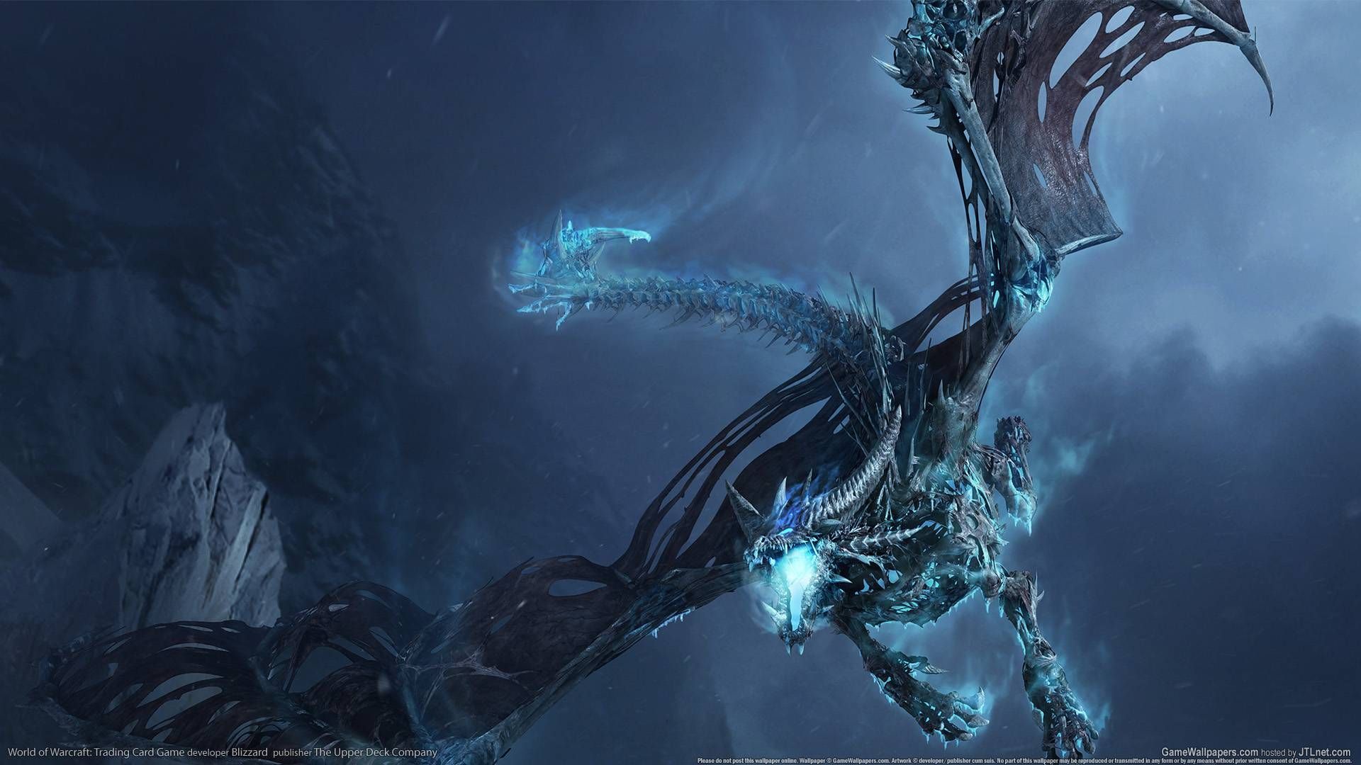 frost wyrm from warcraft. Ice dragon, World of warcraft wallpaper, Lightning dragon