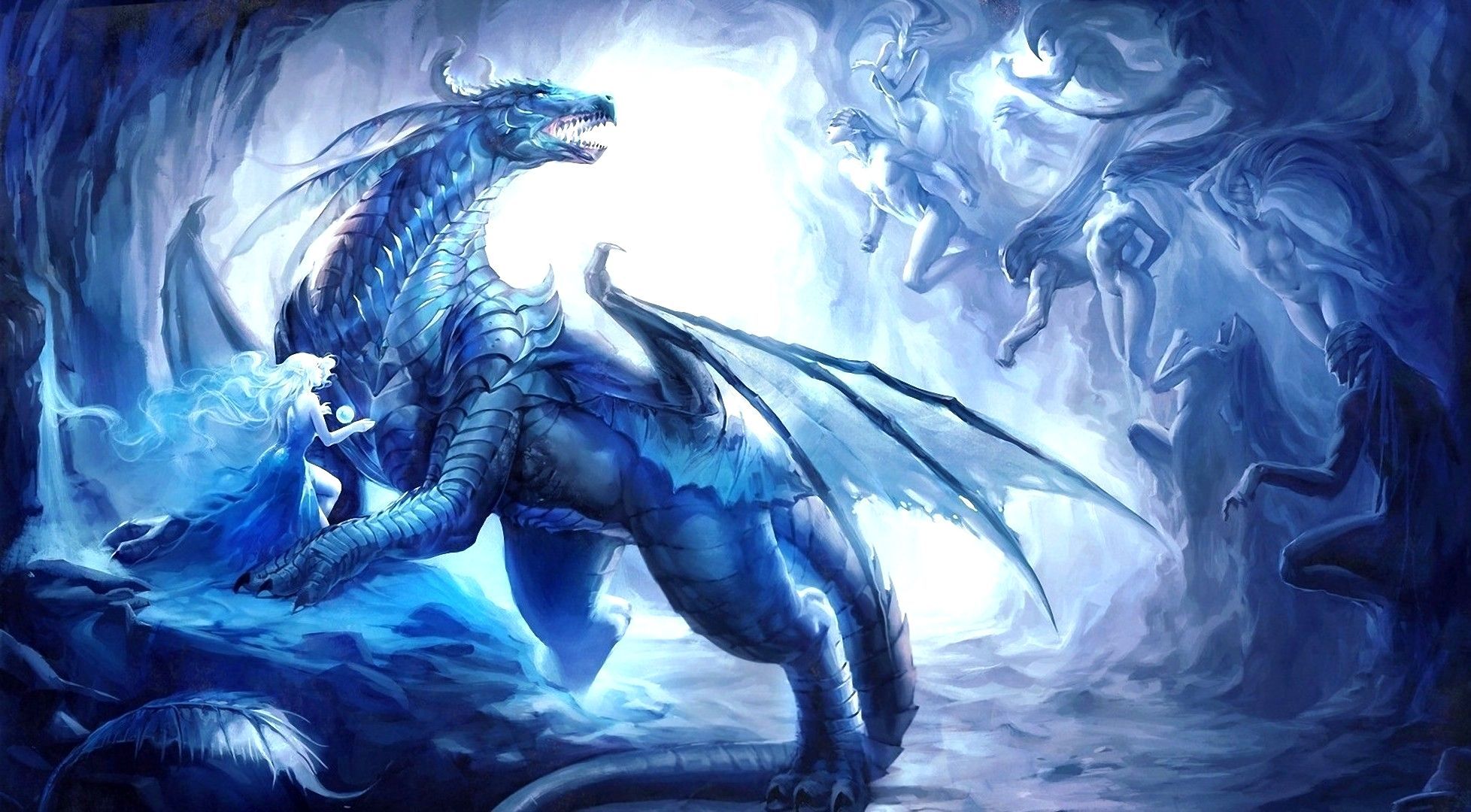 Ice Dragon Wallpaper HD Android