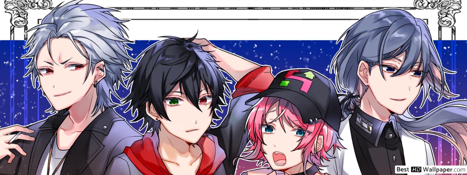 Hypnosis Mic Amemura, Jakurai Jinguji, Ichiro Yamada & Samatoki Aohitsugi HD wallpaper download