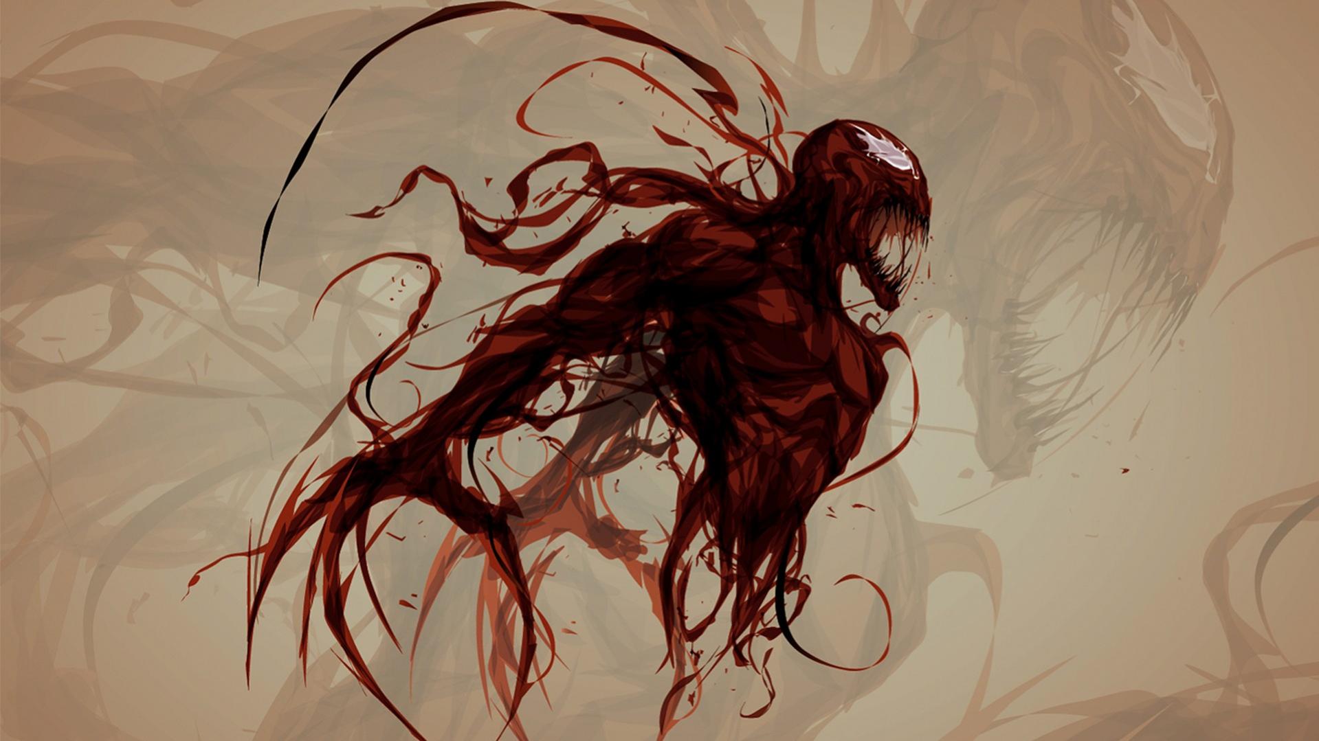 Carnage Symbiote Marvel Comics Desktop Wallpaper