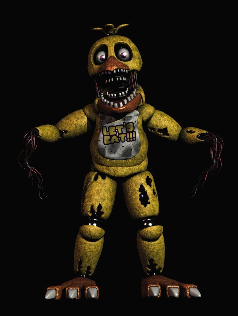 Withered Chica V4 full body [Blender FNAF] by TRAWERT. Fnaf drawings, Fnaf wallpaper, Anime fnaf