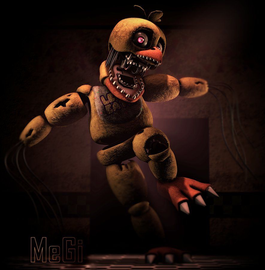 Withered Freddy V2 Full body [SFM FNAF] by TRAWERT