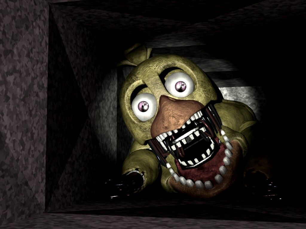 Download Dark Withered Chica FNAF Wallpaper