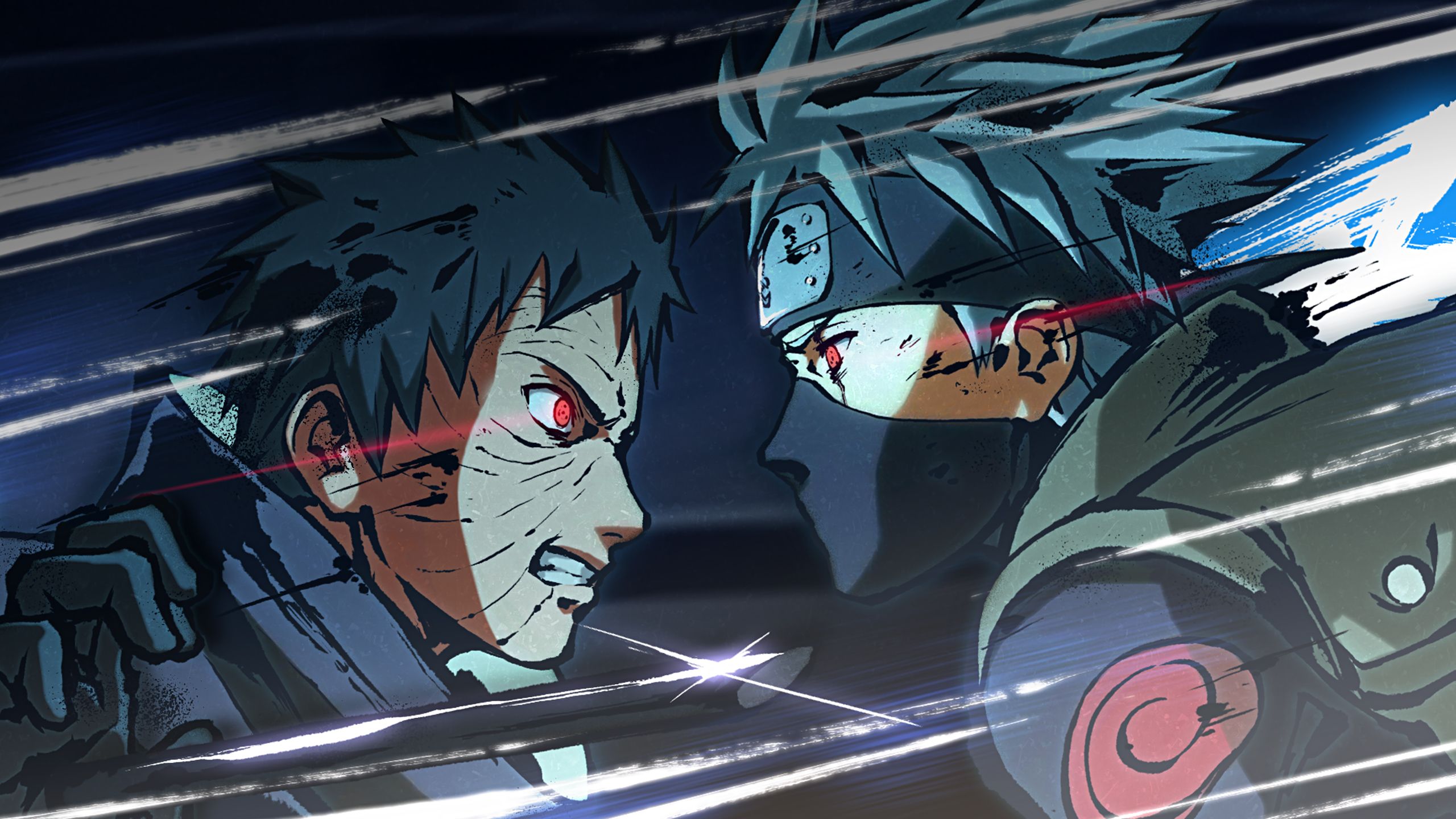 Kakashi Vs Obito Wallpaper HD Wallpaper & Background Download
