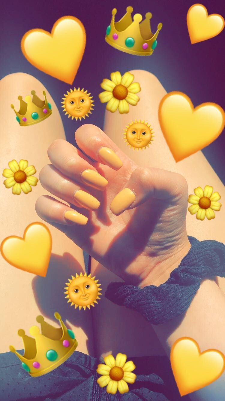 ✰P I N T E R E S T :. Cute nails, Yellow nails, Yellow nail art