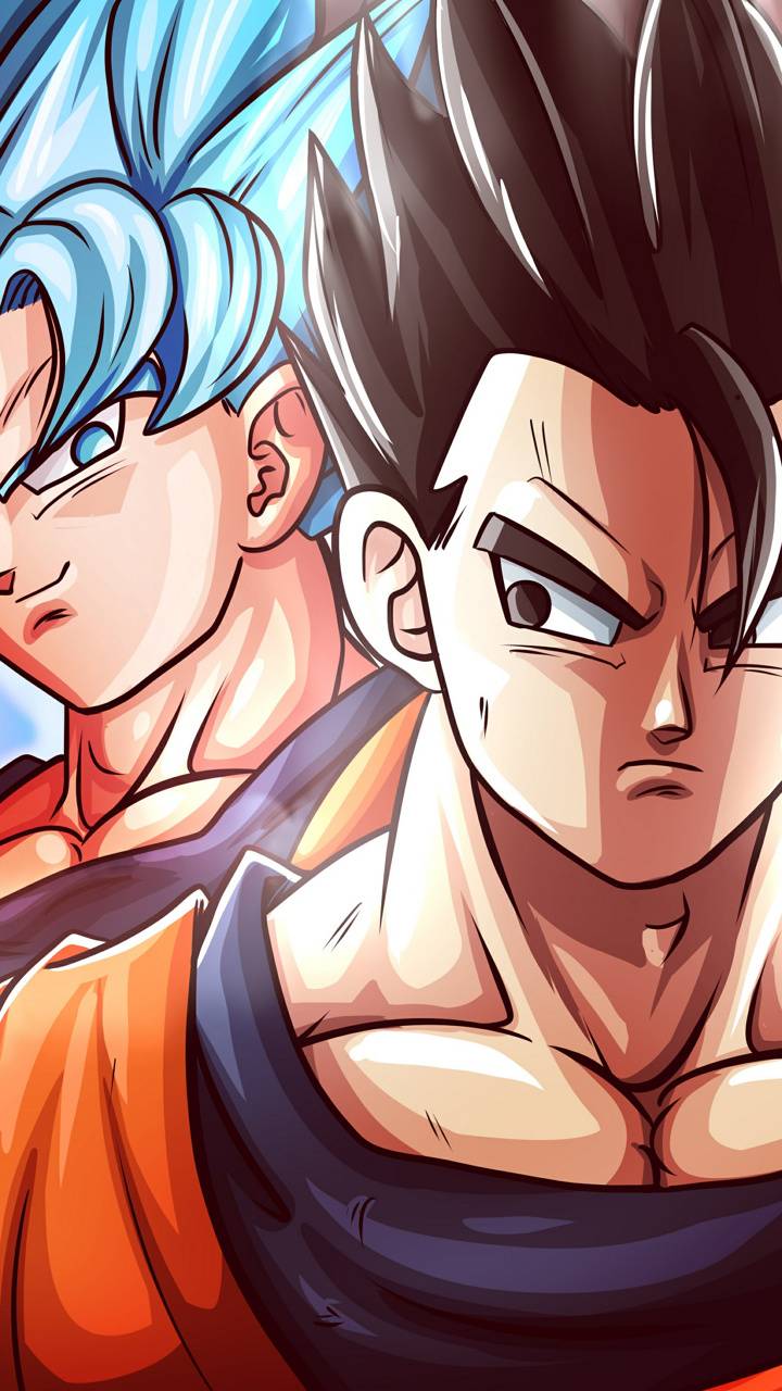 Goku and Gohan wallpaper