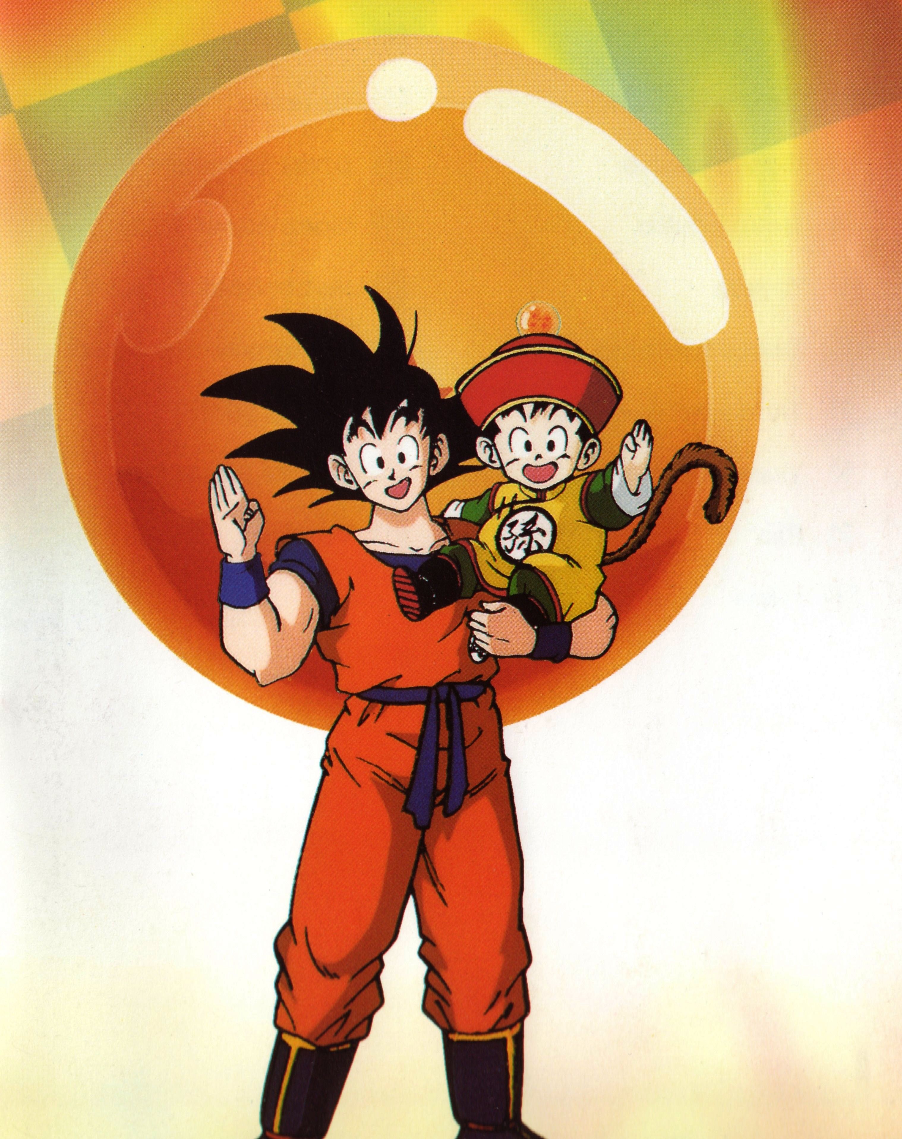 baby gohan and goku