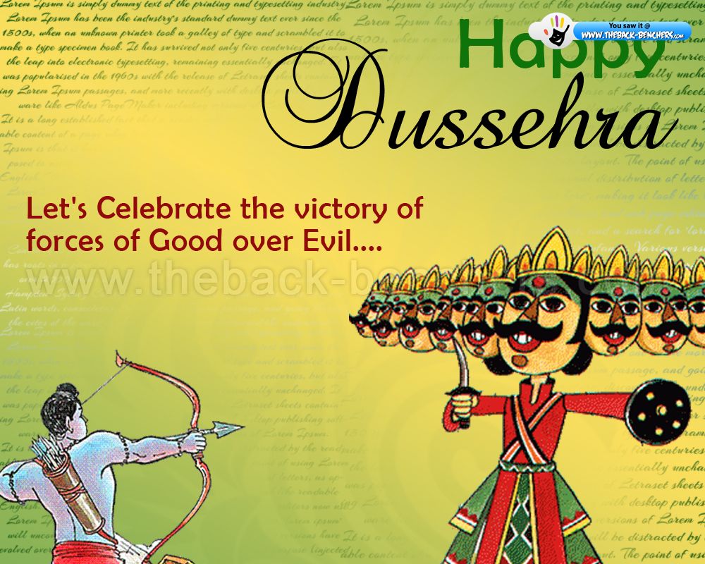 Happy Dussehra Wallpaper 1