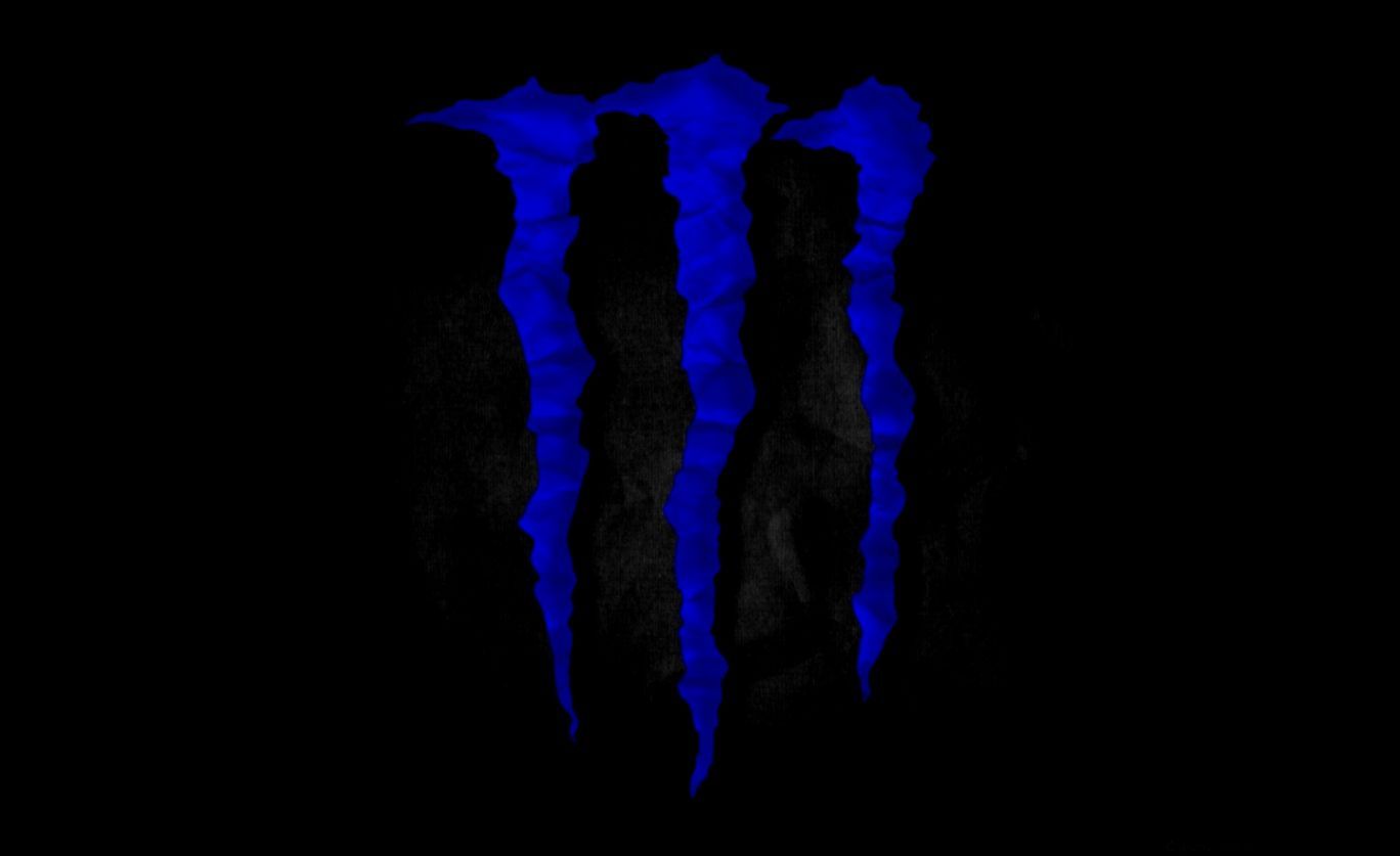Monster Energy Background Blue Lightning