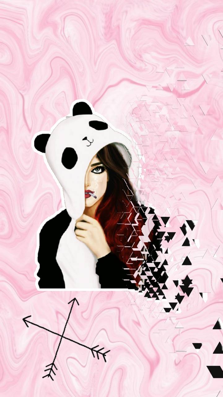 Pandagirl wallpaper