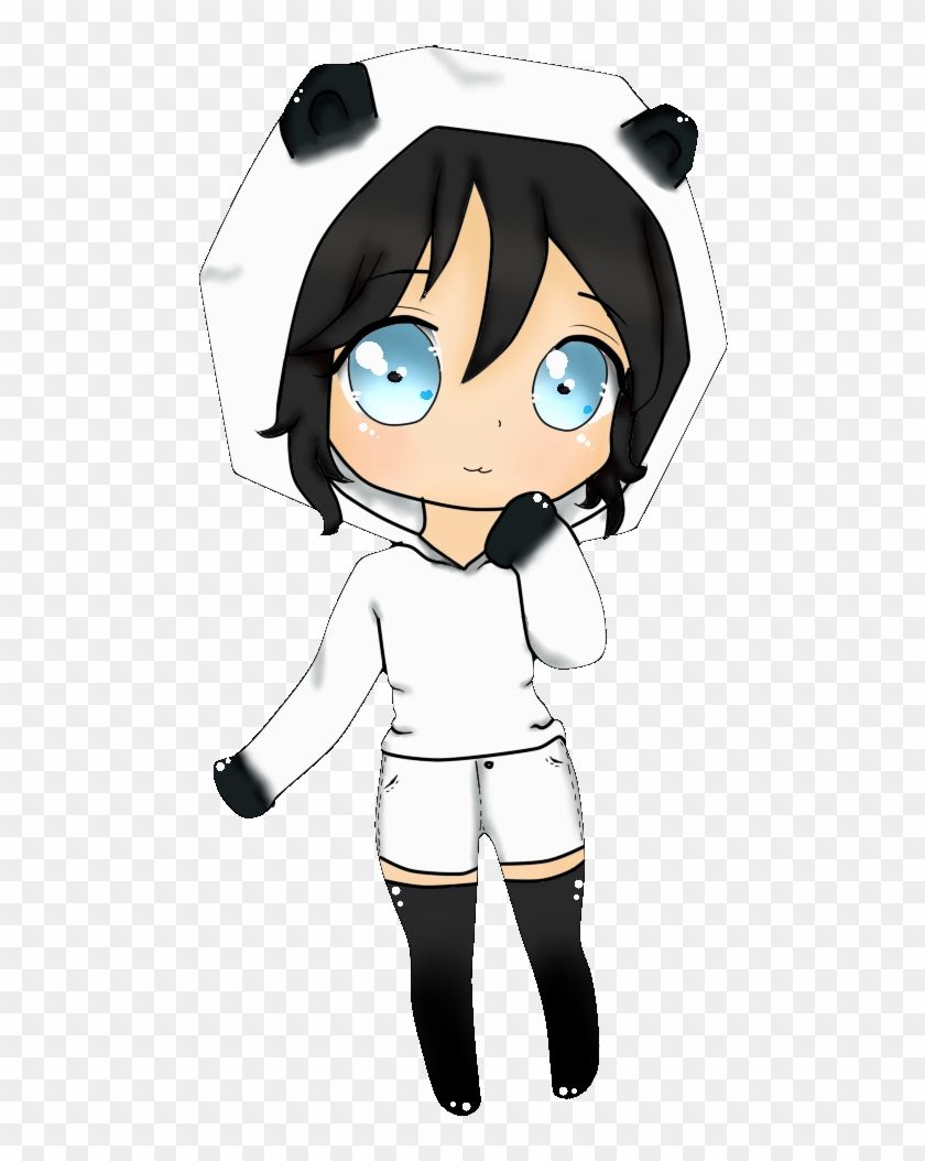 Panda Girl By Lili384 Girl Transparent PNG Clipart Image Download
