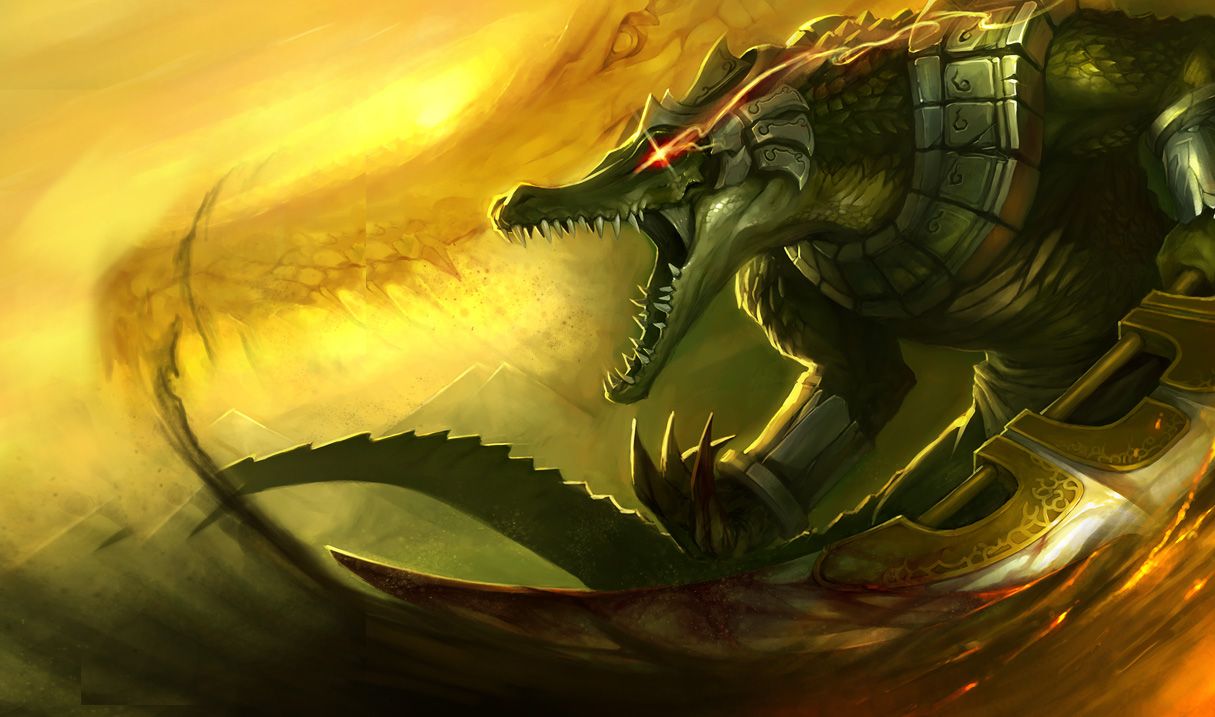 LoL Renekton Wallpaper (Chinese + American)