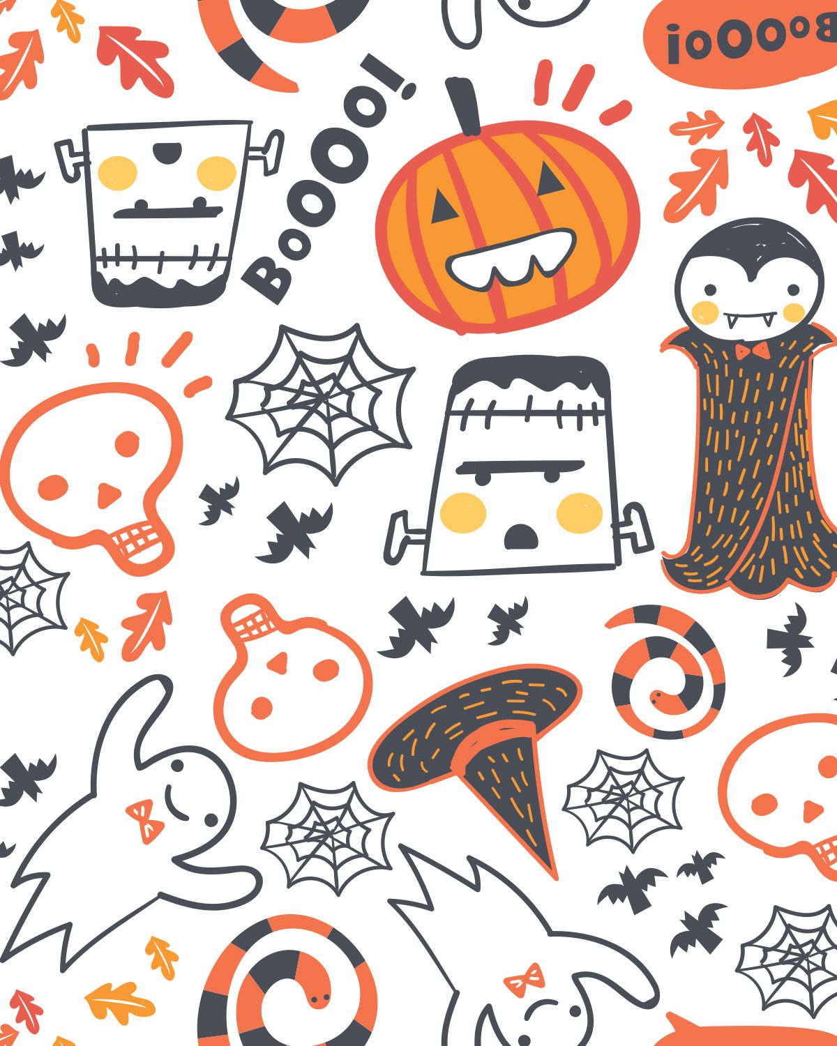 Halloween Boo Cute Wallpapers Wallpaper Cave