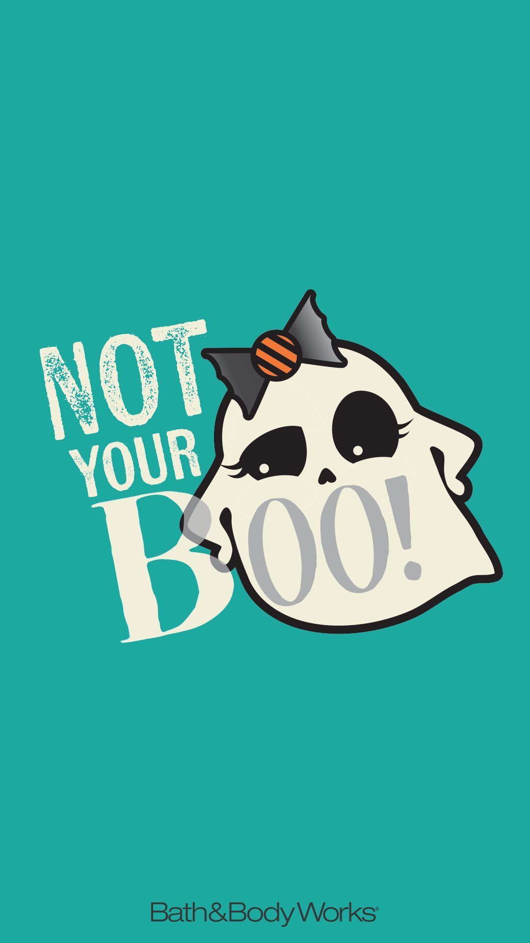 Not Your Boo! Ghost iPhone Wallpaper. Halloween wallpaper, Words wallpaper, iPhone wallpaper
