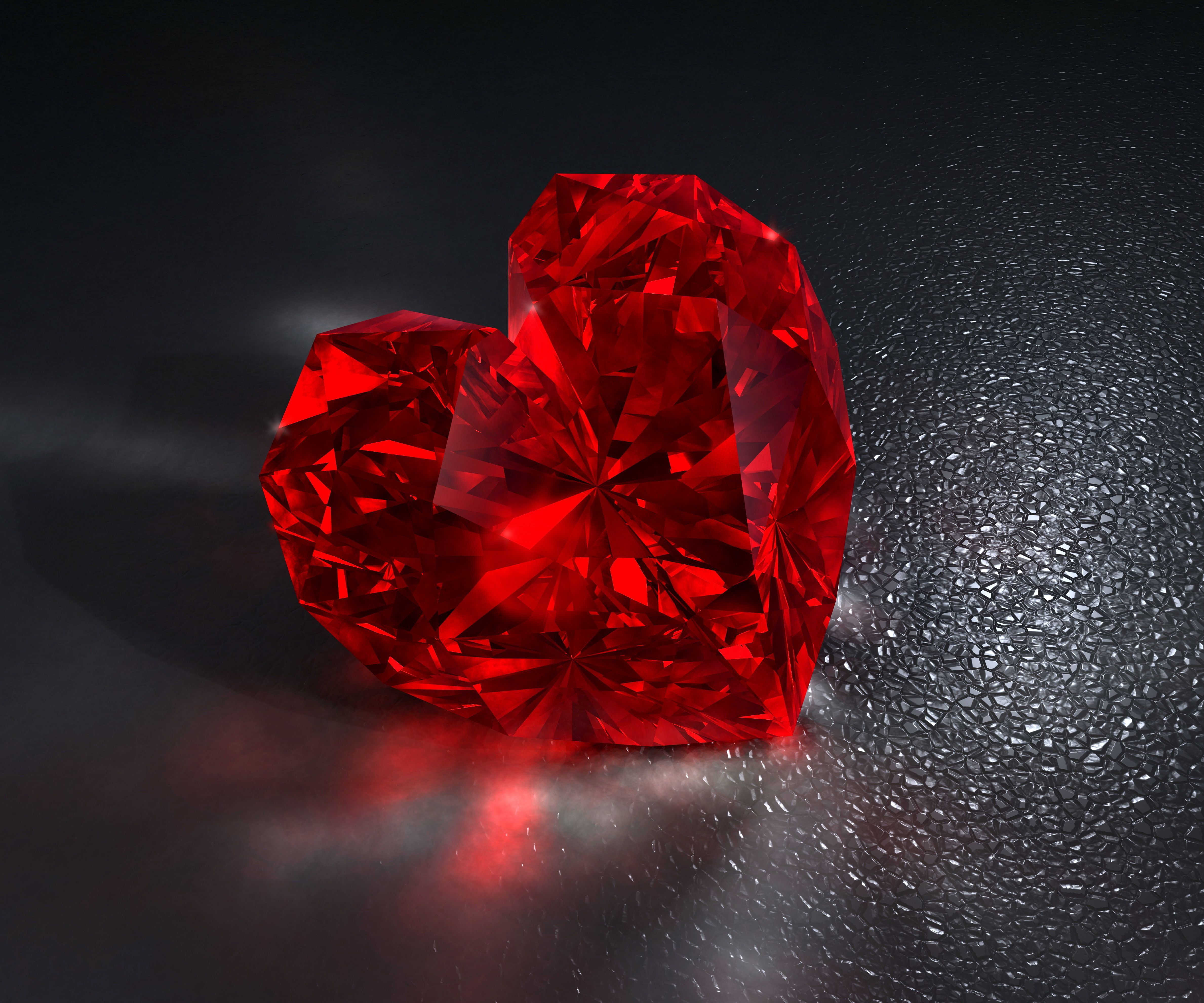 Ruby Red Diamond Heart (4755×3960). Heart Wallpaper, Red Diamond, Diamond Heart