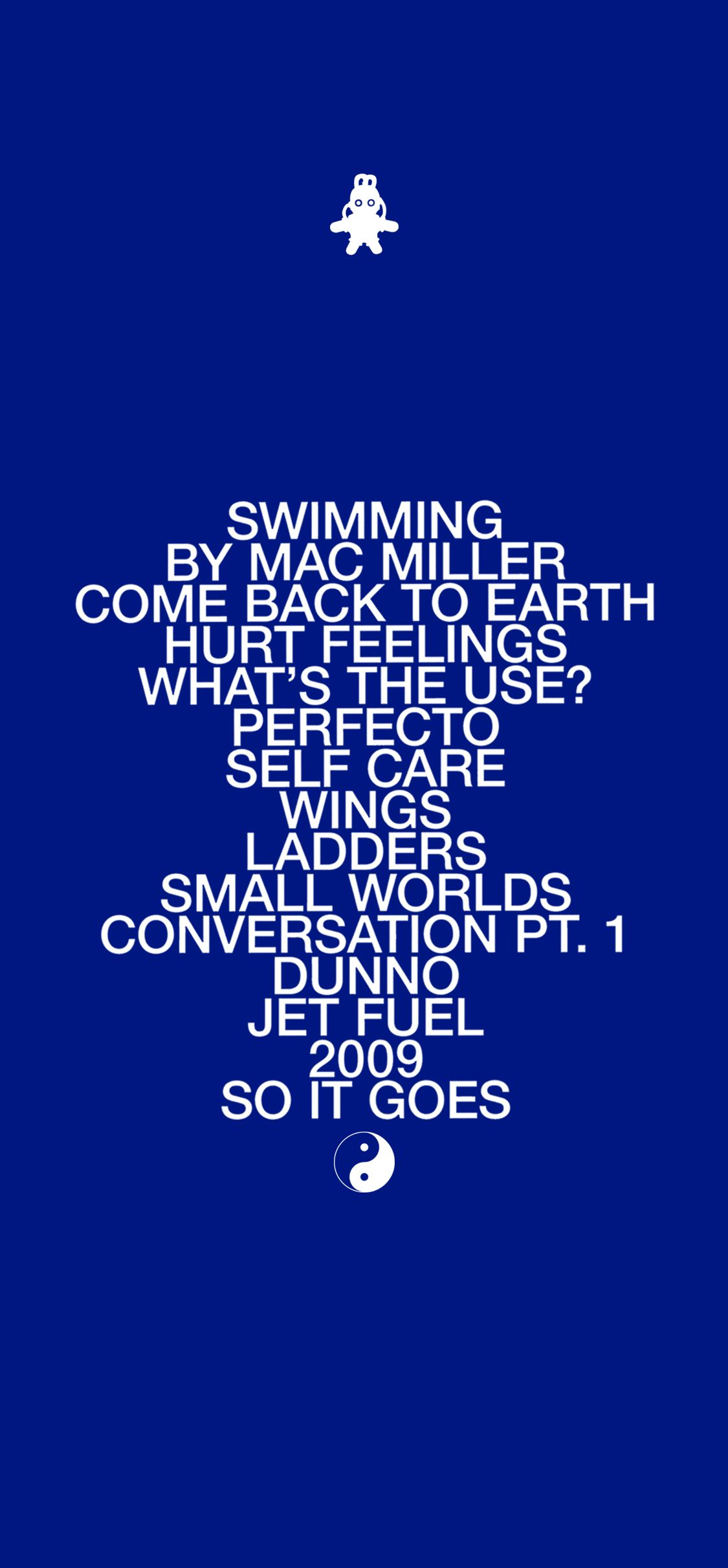 Mac Miller Swimming iPhone Wallpaper