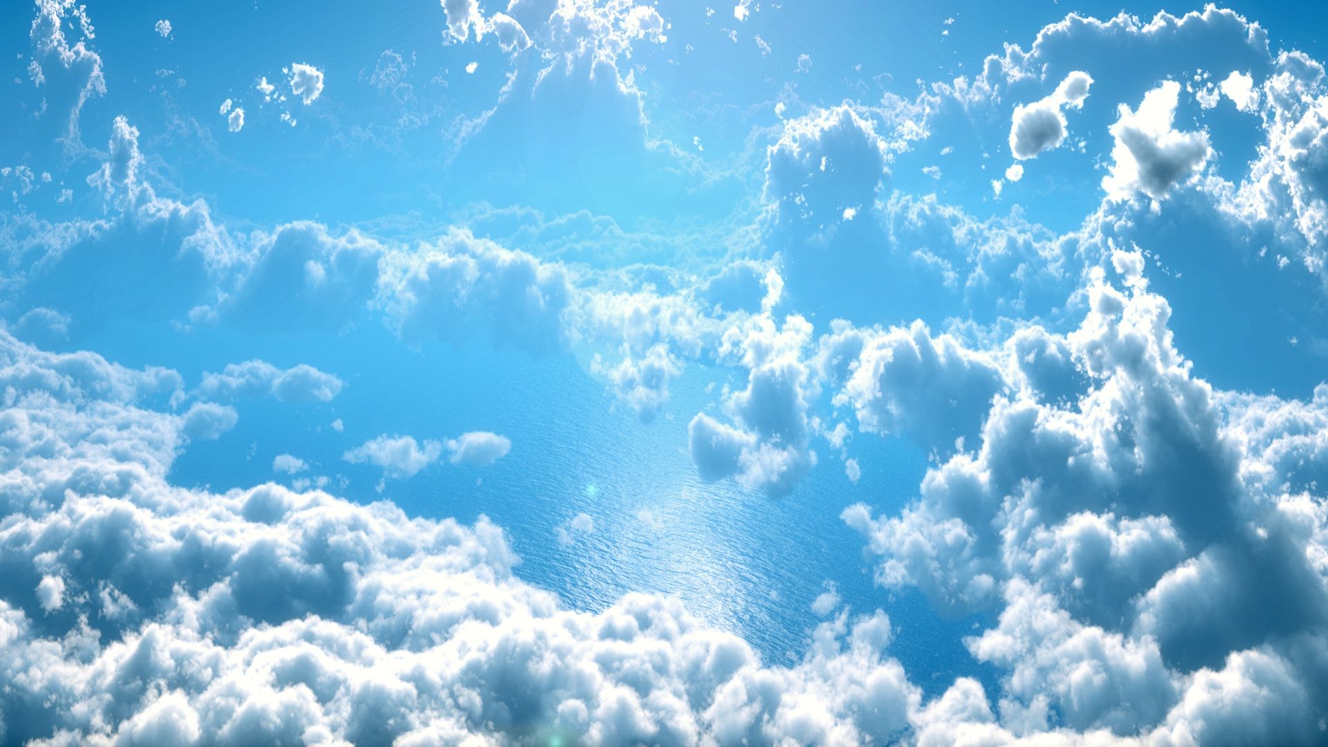 Heaven Blue Sky # 1920x1080. All For Desktop
