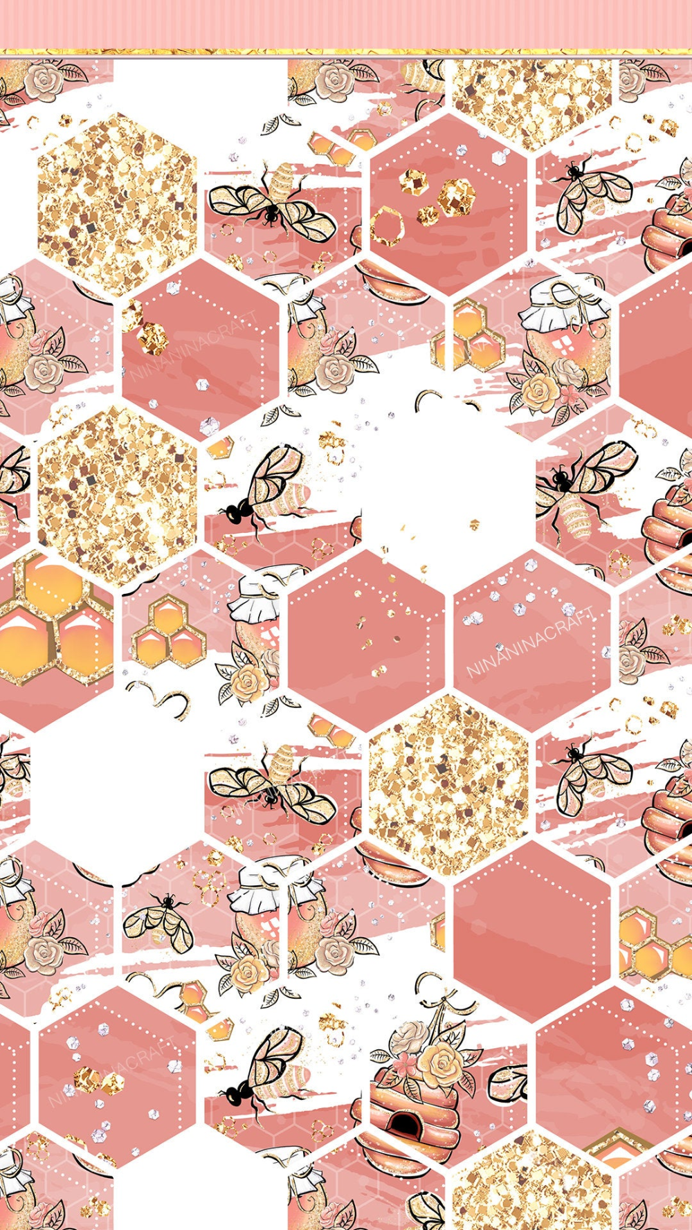 Honey Bee WALLPAPER Digital Papers Basics Gold Glitter Flowers Fashion. Etsy #wallpaper #backgro. iPhone background wallpaper, Glitter flowers, Glitter wallpaper