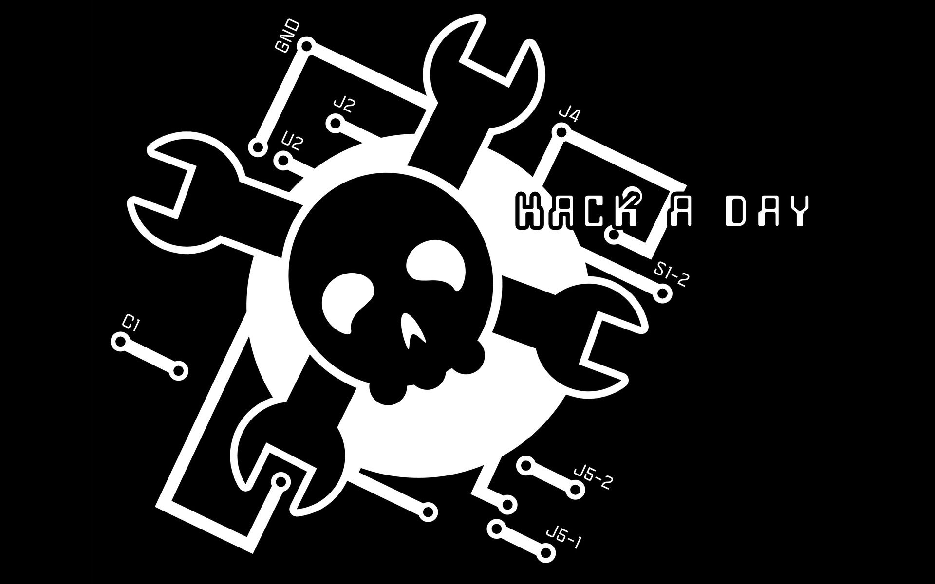 Hack a Day Wallpaper. Holiday Wallpaper, Day of the Dead Wallpaper and Day of the Dead Skull Wallpaper