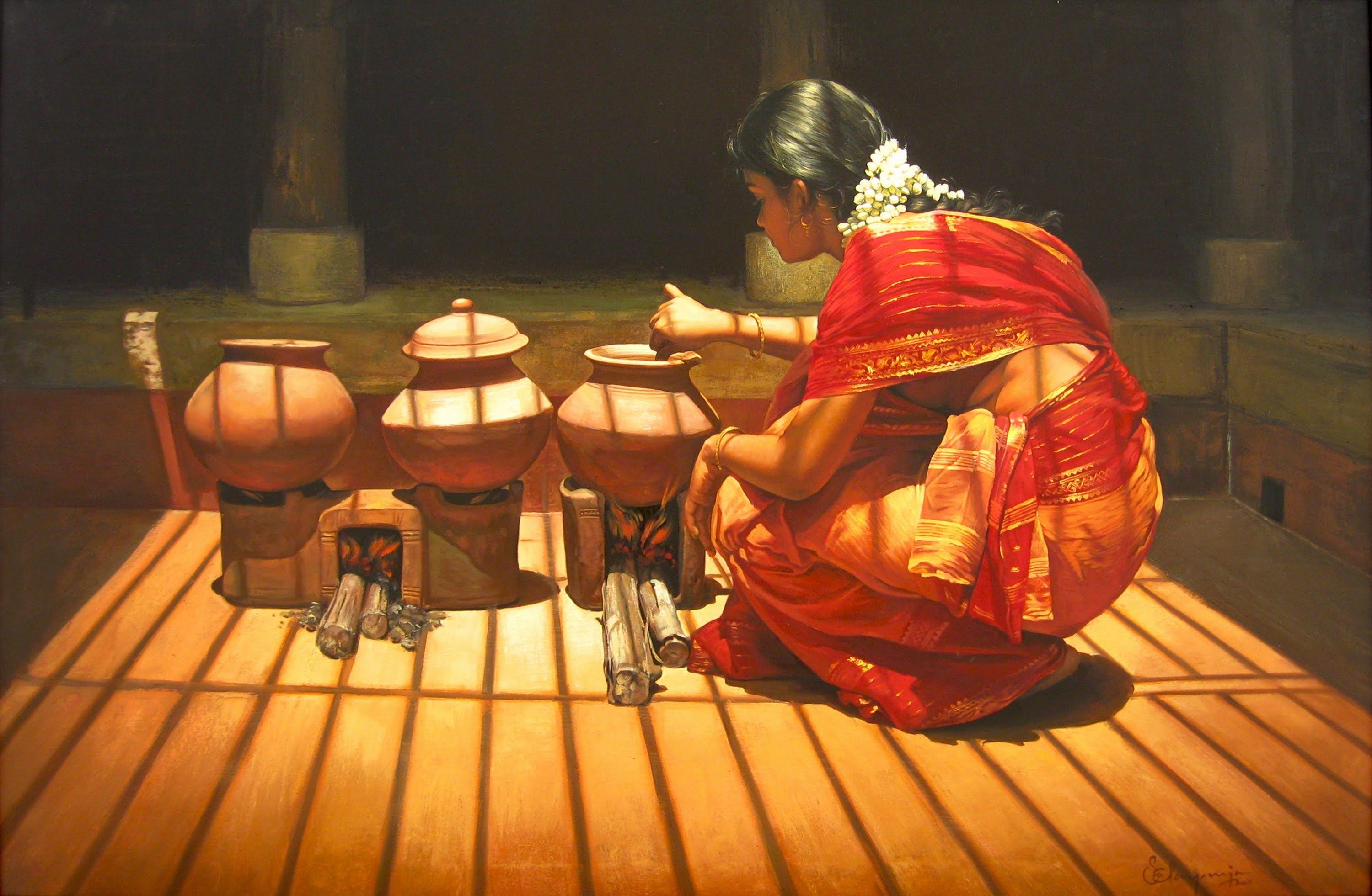 Tamil Culture paintings