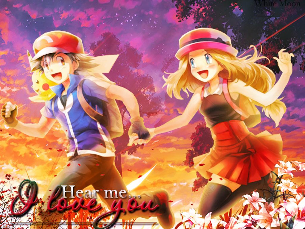Ash And Serena Wallpaper