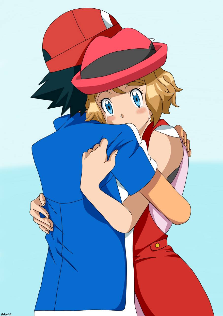 Pokemon serena y ash wallpapers by 100an.