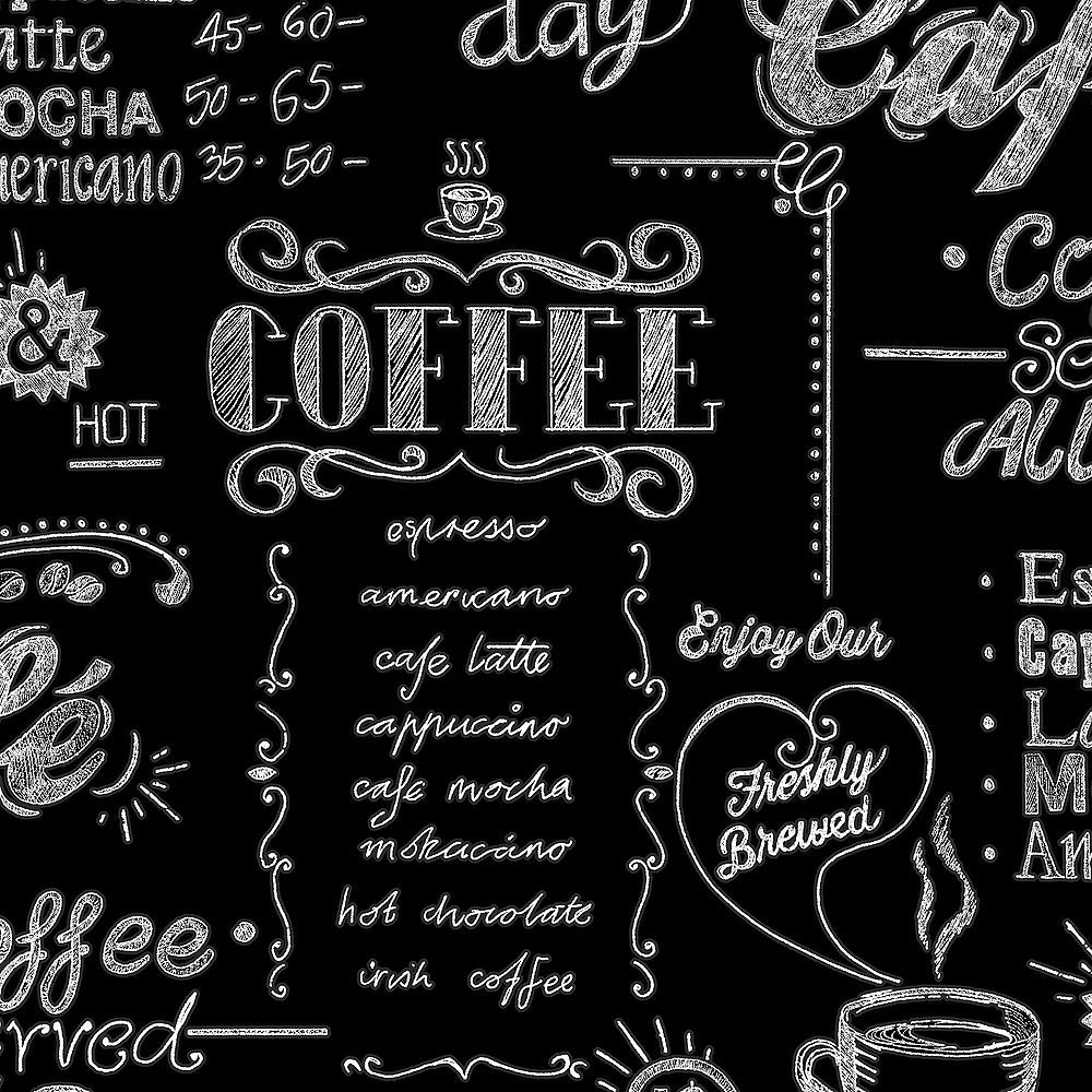 Graham & Brown Coffee Shop Black White Wallpaper. The Home Depot Canada