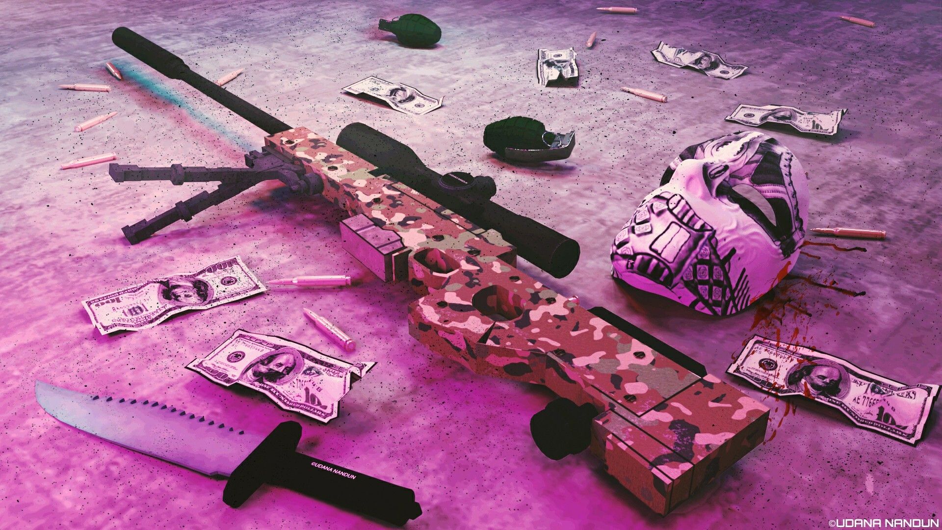 Accuracy International AWM Sniper by Udana Nandun, Udana Nandun