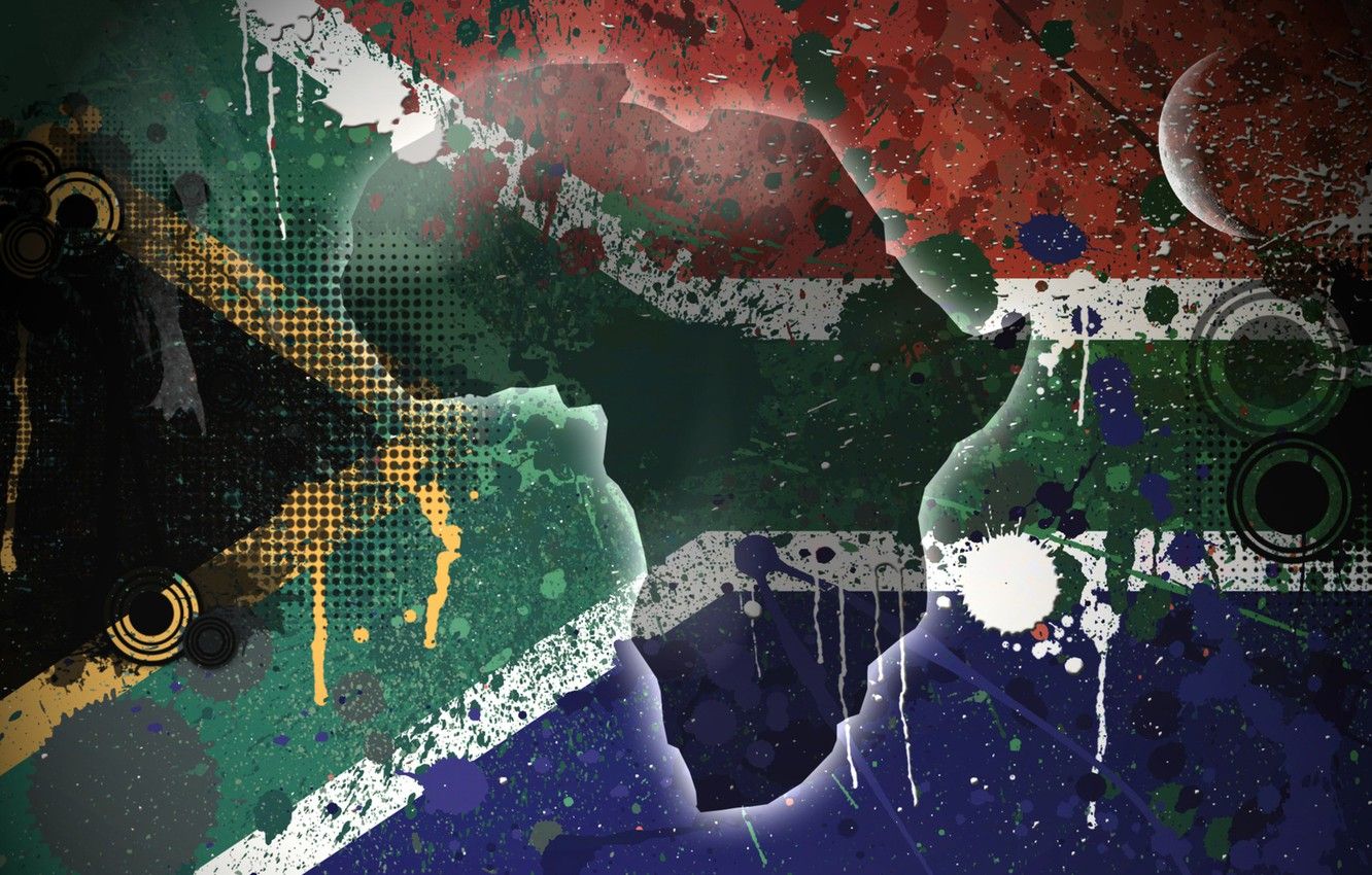 Wallpaper island, flag, Texture, South Africa, South Africa image for desktop, section текстуры