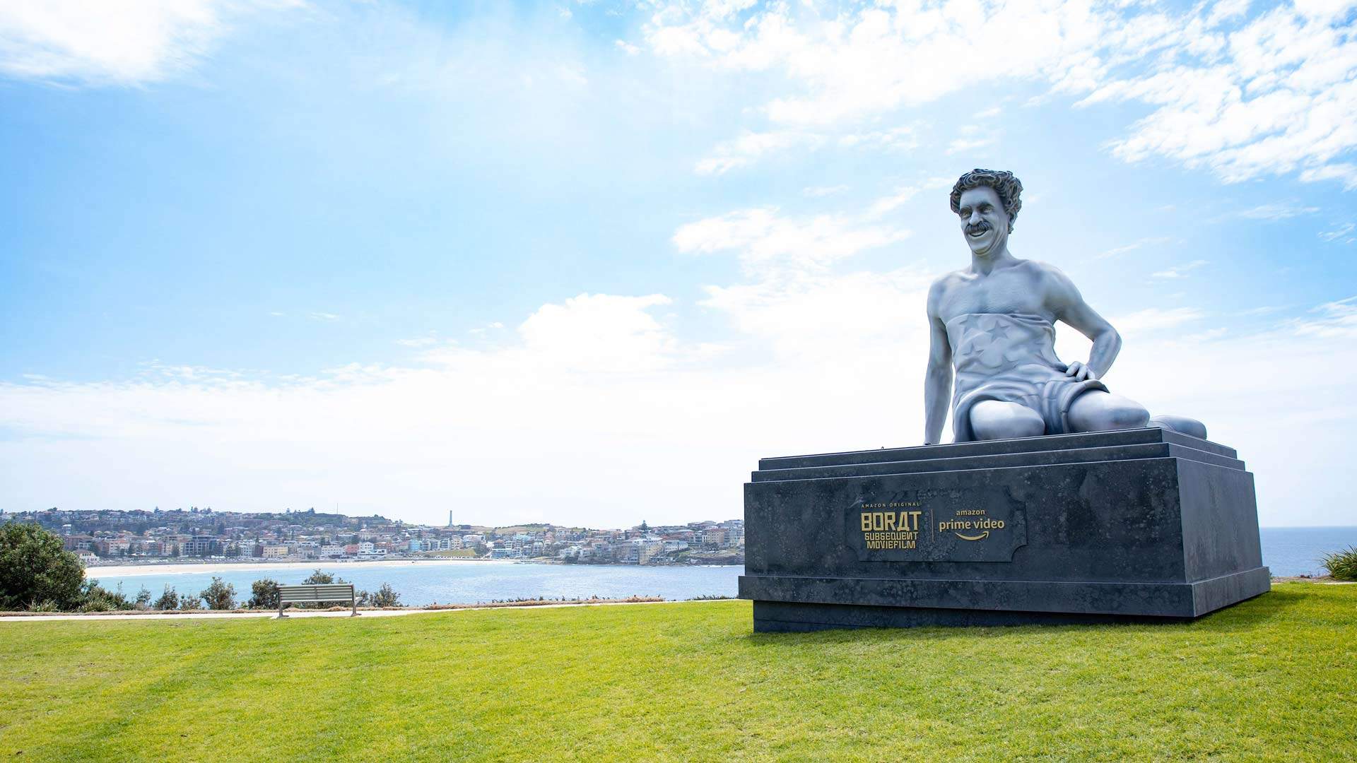A Very Nice Statue of Borat Has Popped Up at Bondi Beach for 24 Hours Playground. Concrete Playground Sydney