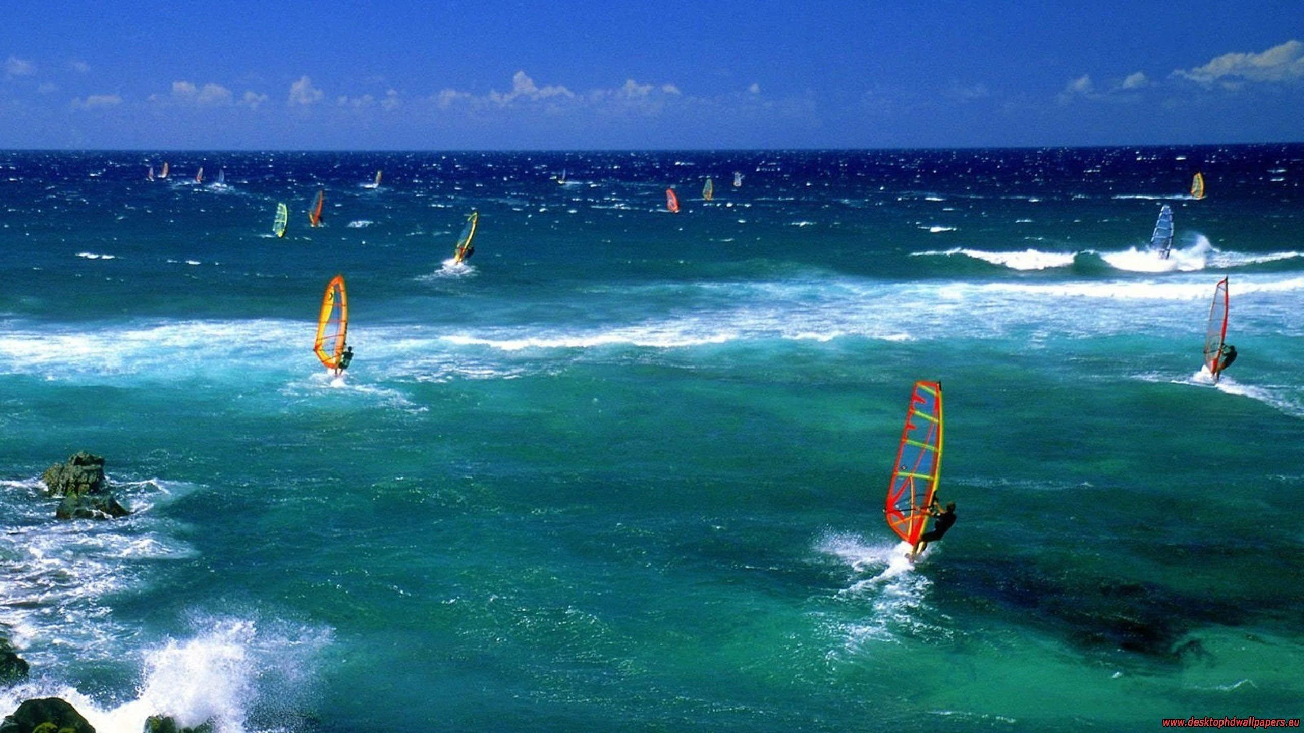 windsurfing, Water Wallpaper HD / Desktop and Mobile Background