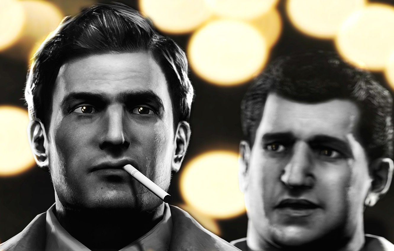 Wallpaper Vito Scaletta, Joe Barbaro, mafia black image for desktop, section игры