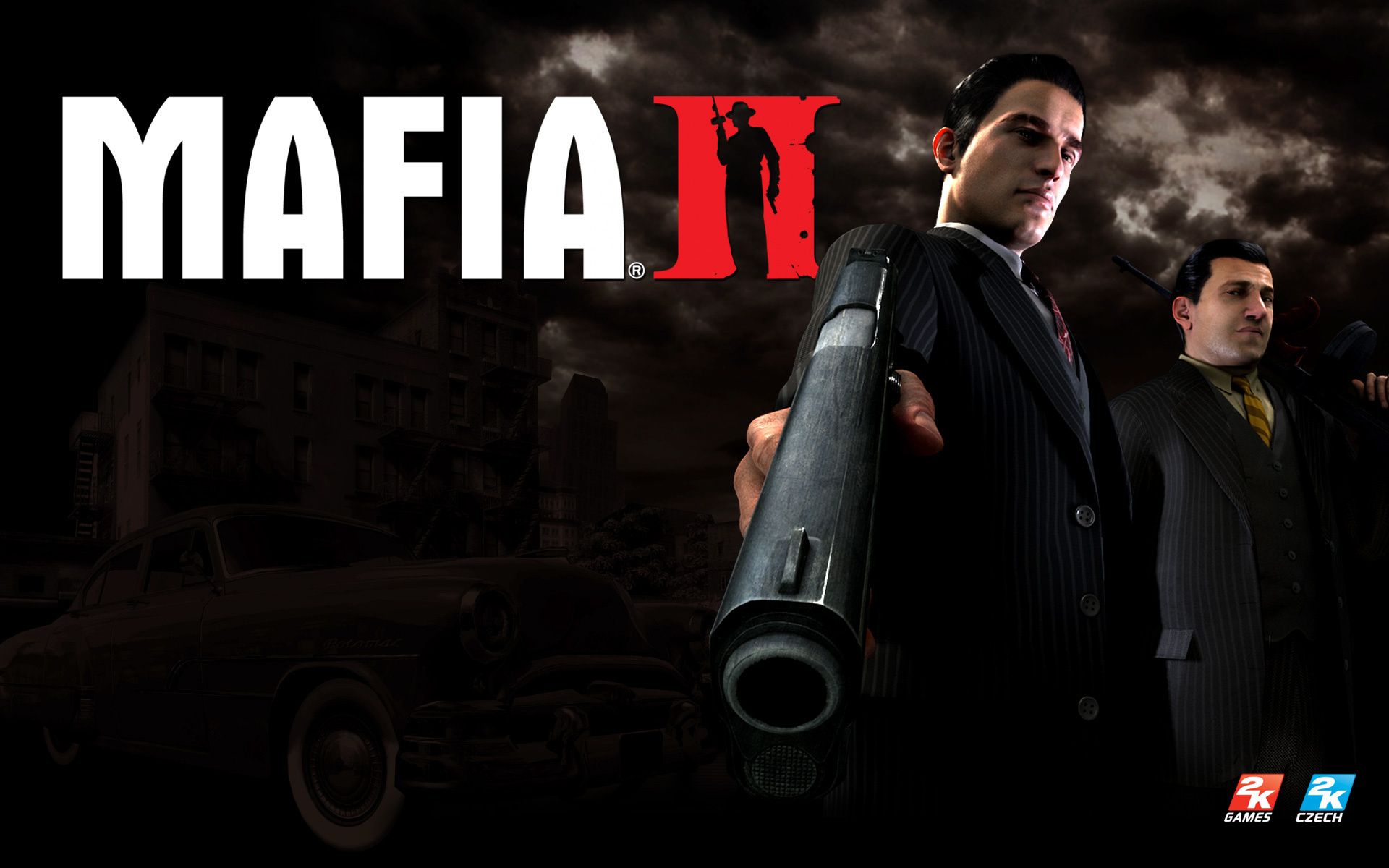 Wallpaper Mafia Vito Scaletta, gun, dark, Mafia desktop wallpaper Games GoodWP.com