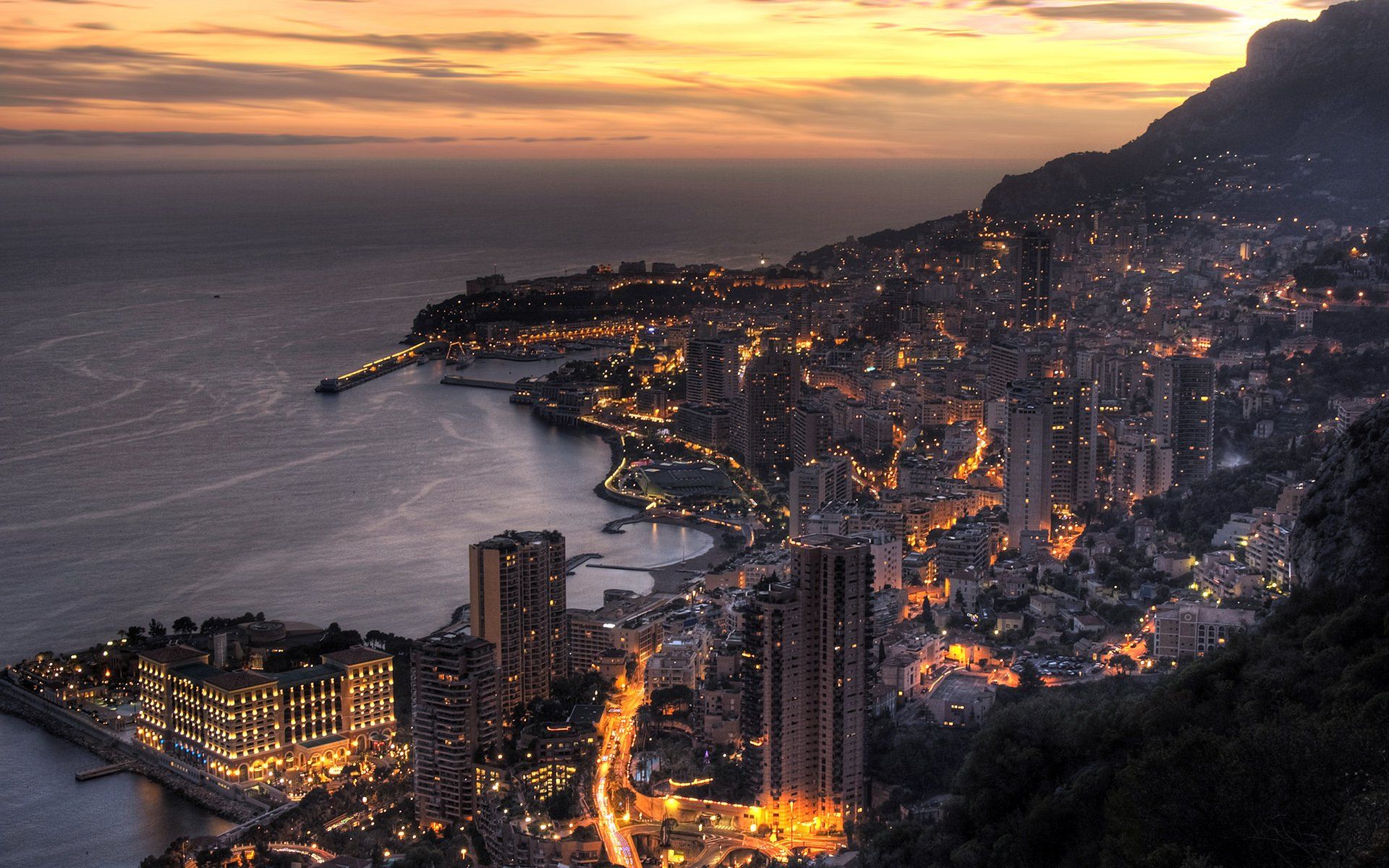 Wallpaper, monaco, background, christmas, towns, title