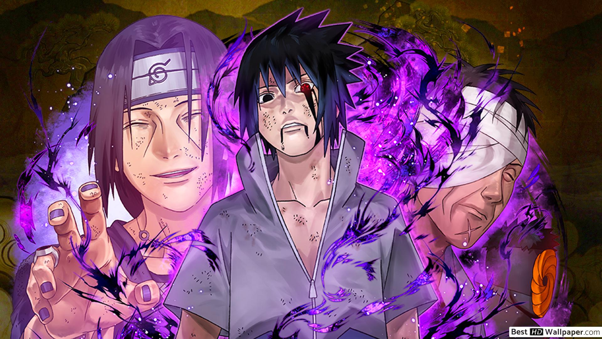 naruto purple aesthetic wallpaper