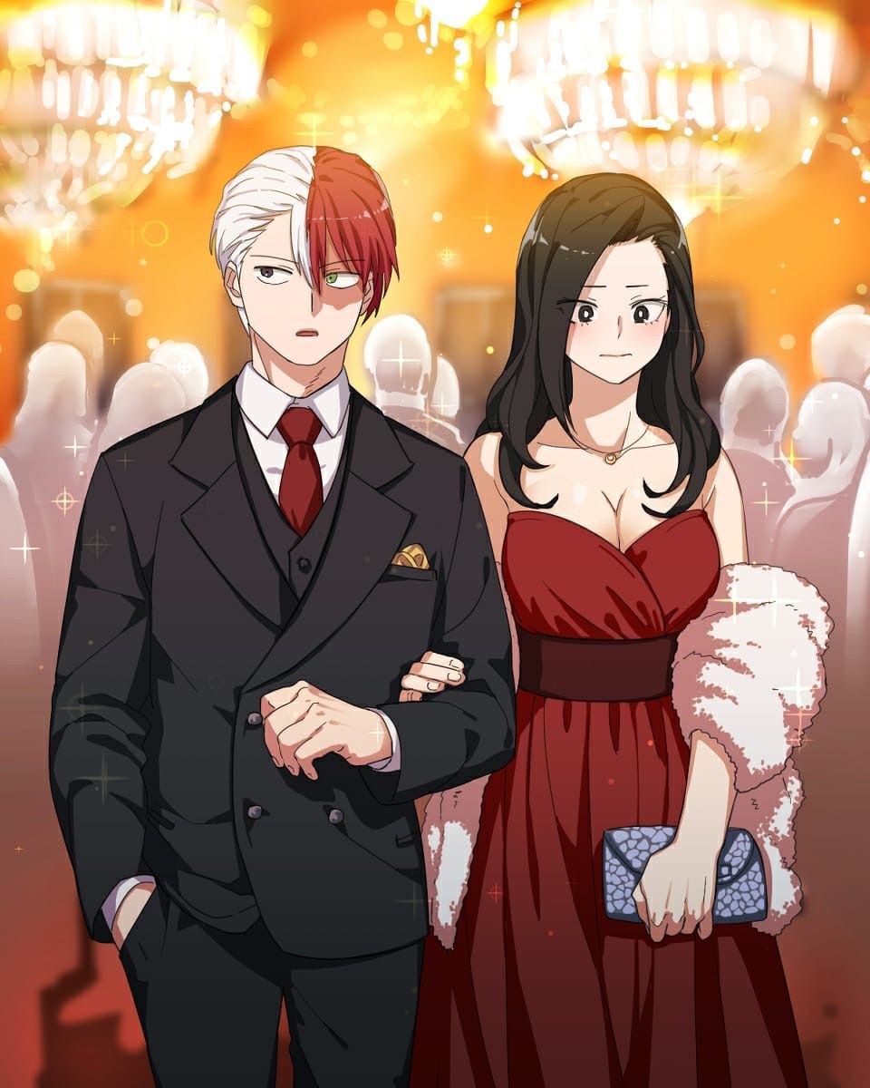 Night on the town for Shoto and Momo. My hero academia shouto, Boku no hero academia, My hero academia