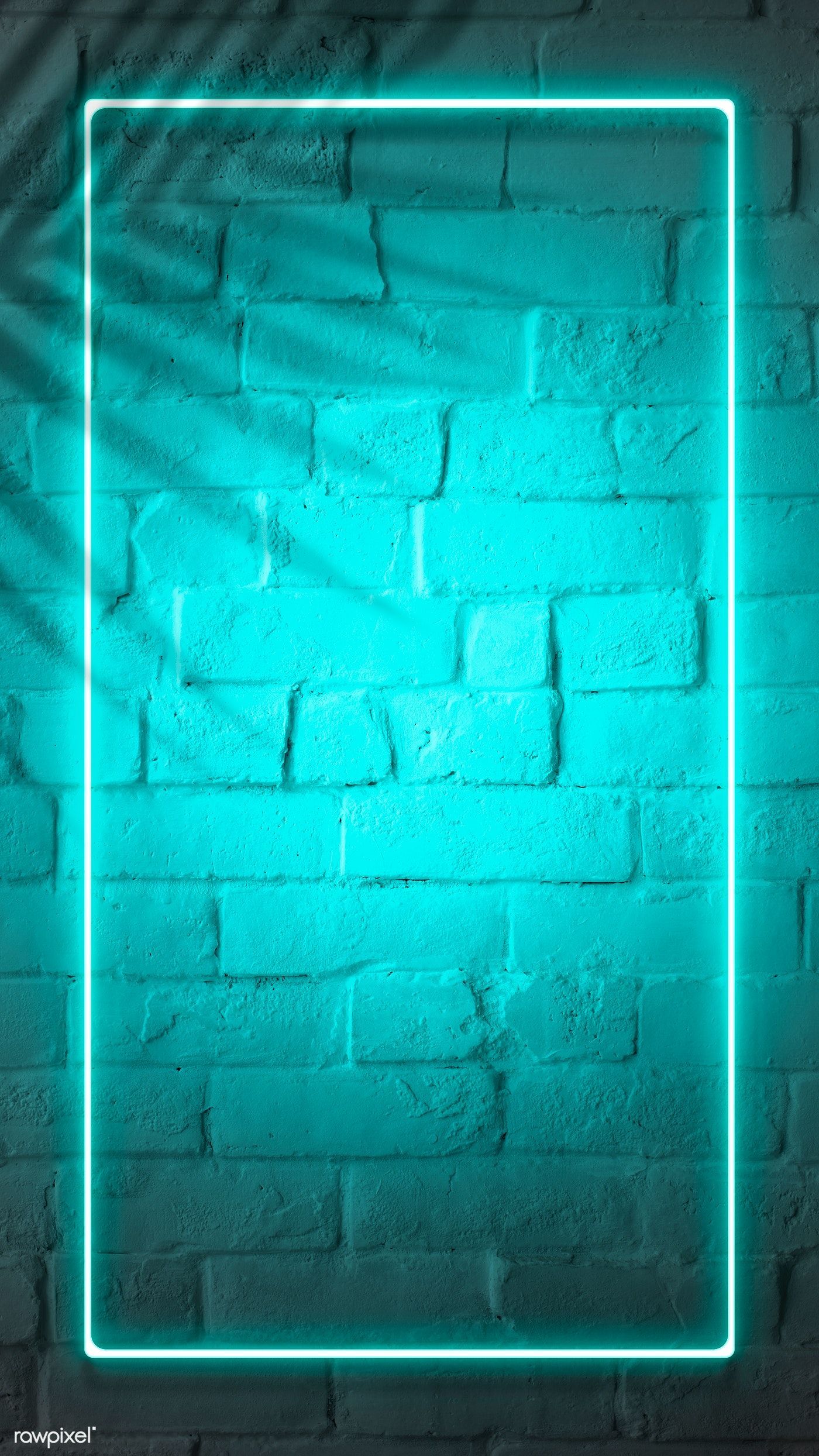 Neon Brick Design On Green Wallpapers - Wallpaper Cave