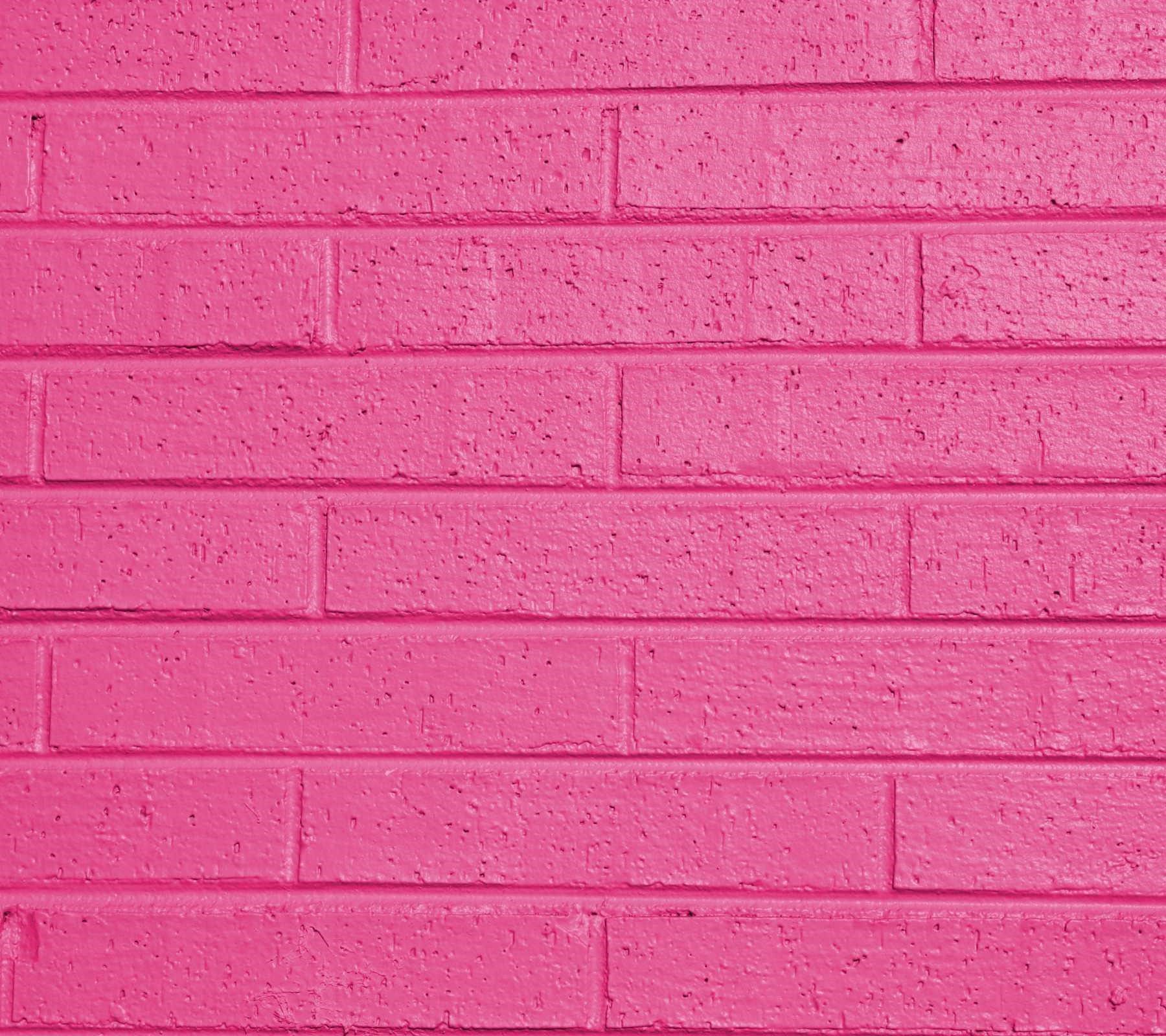 Pink Wallpaper Tumblr. Painted brick walls, Lavender paint, Brick wallpaper