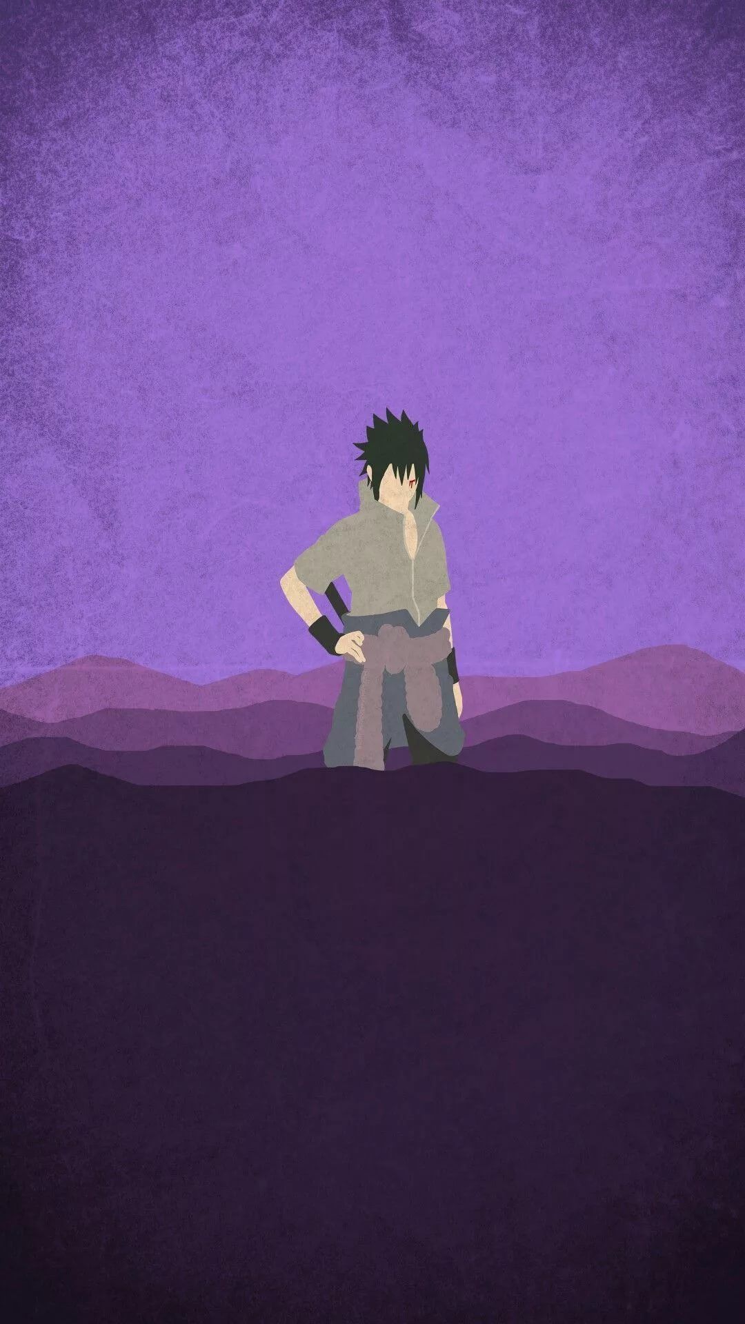 sasuke purple wallpaper