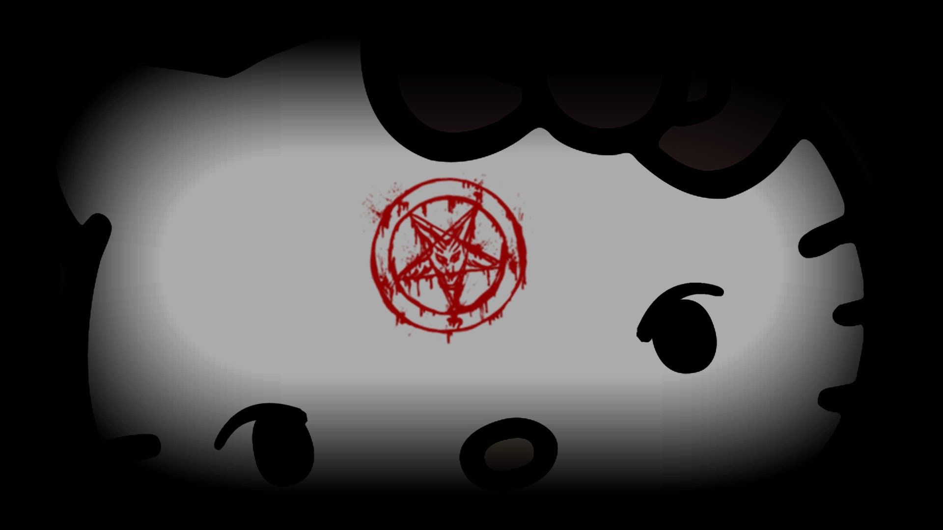 Hello Kitty HD Wallpaper Kitty Dark Wallpaper & Background Download
