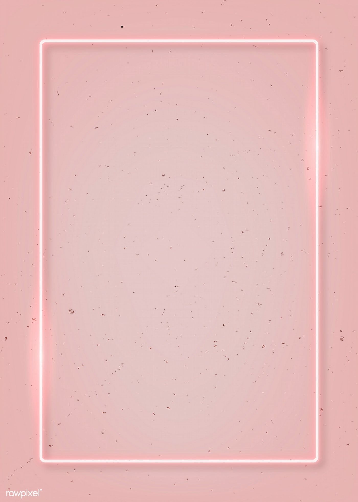 Rectangle pink neon frame on a pink background vector / manotang. Pink neon wallpaper, Pink wallpaper iphone, Pink background