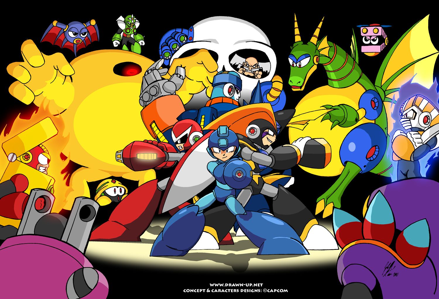 Megaman Background