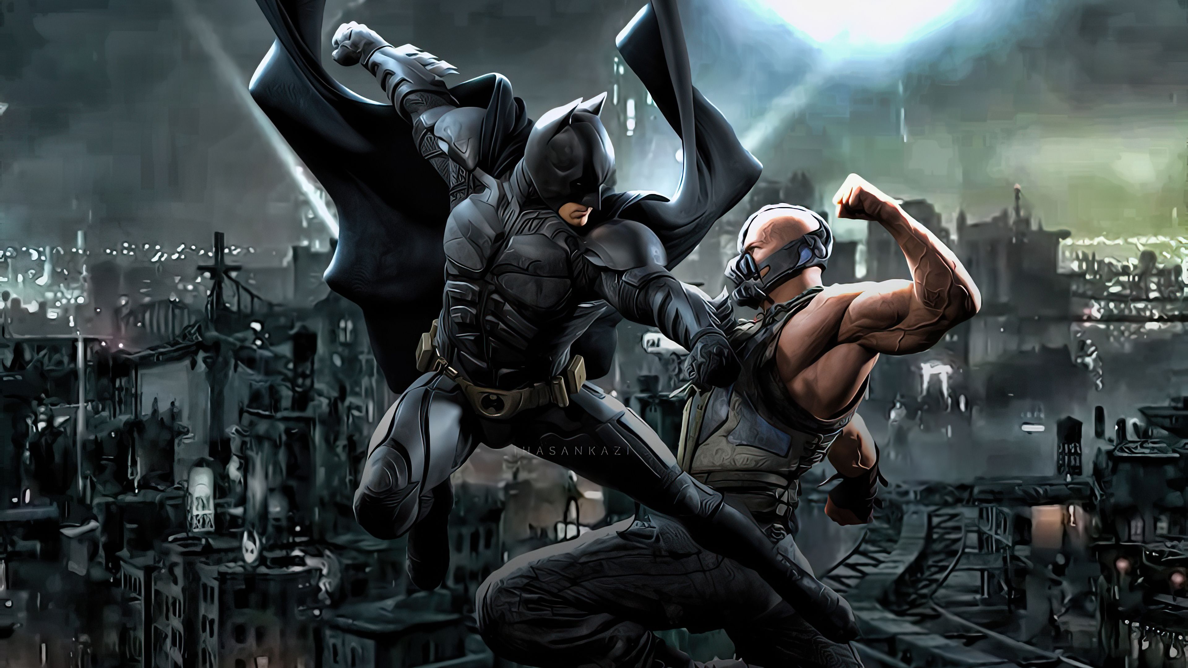 Batman Vs Bane Desktop Wallpapers - Wallpaper Cave