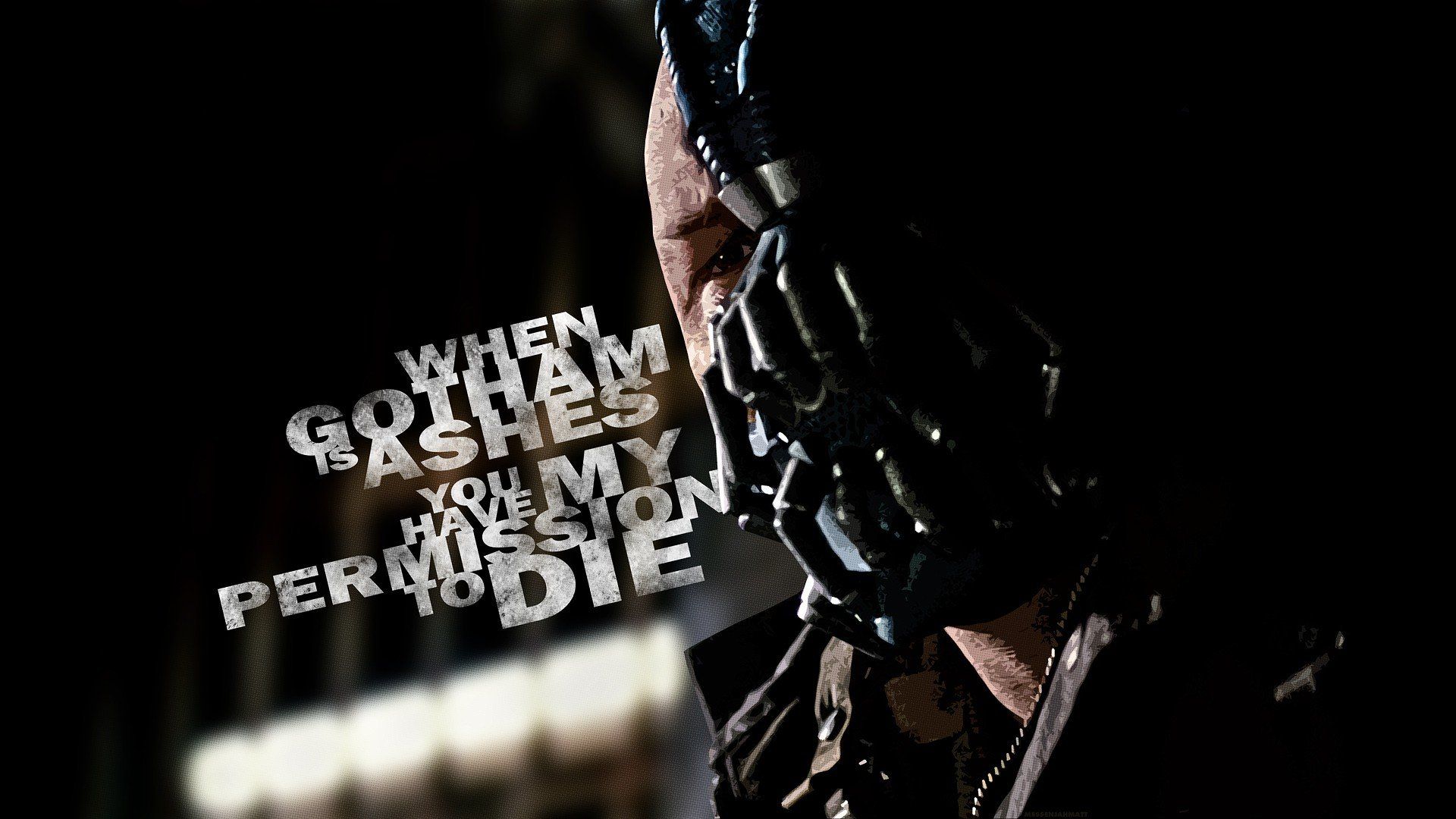 Batman Text Quotes Typography Bane Tom Hardy Batman Knight Rises HD Wallpaper